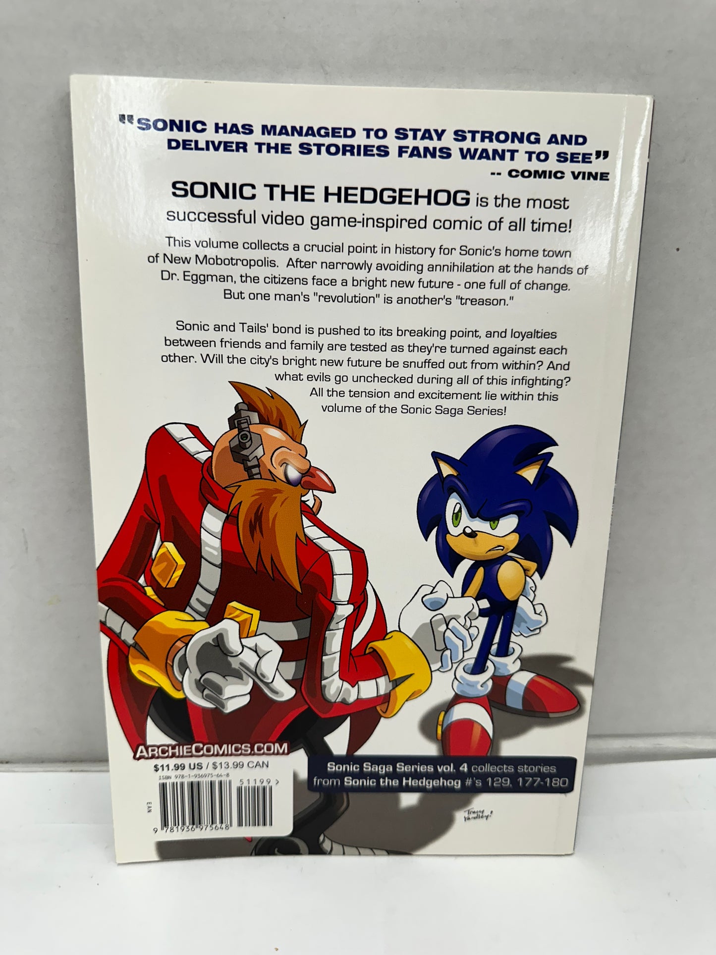 SONIC THE HEDGEHOG SAGA SERIES VOLUME 4: HOUSE OF CARDS (Archie Comics- 2013)