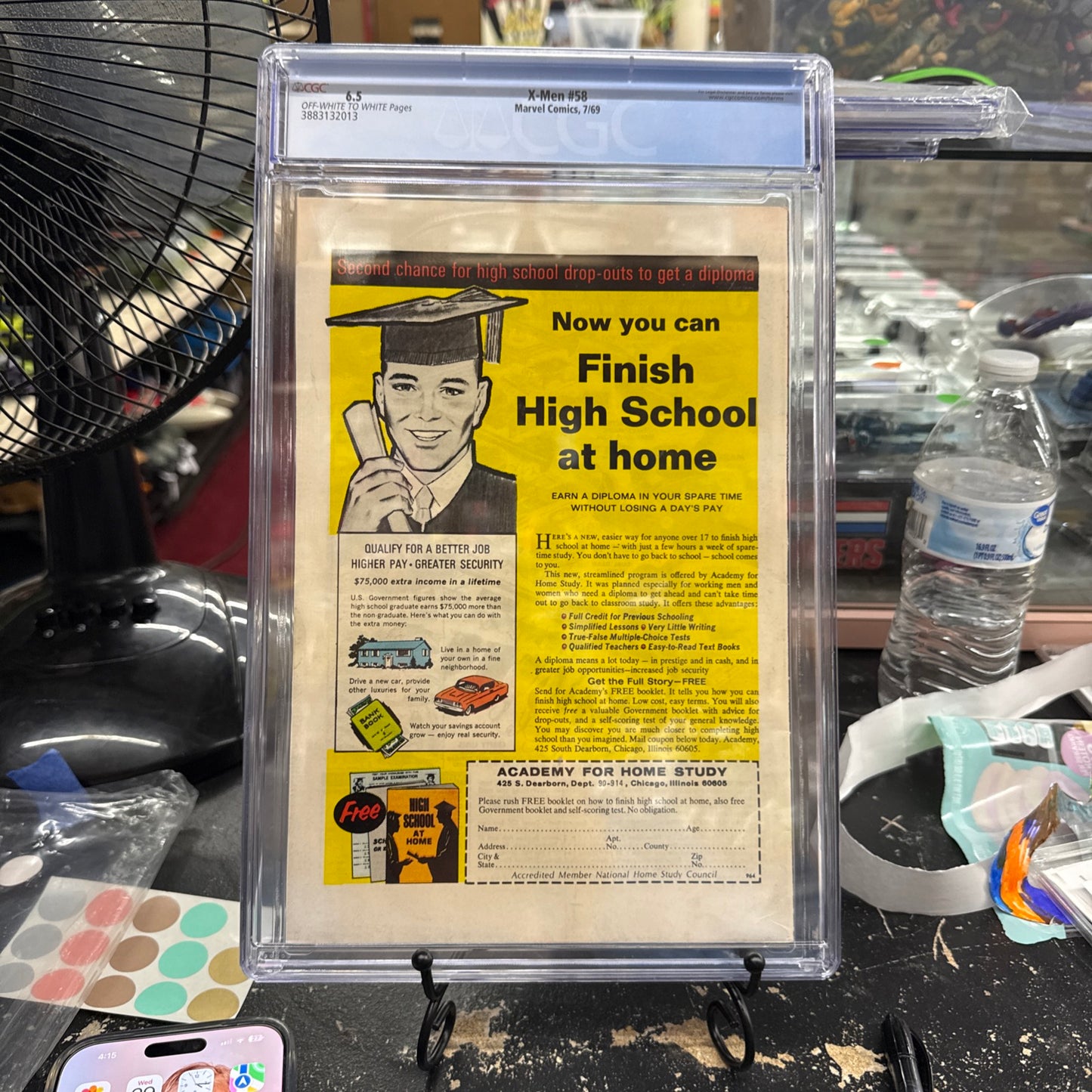 X-Men 58 cgc 6.5 1st Appearance Havok In Costume. Classic Adams Cvr.