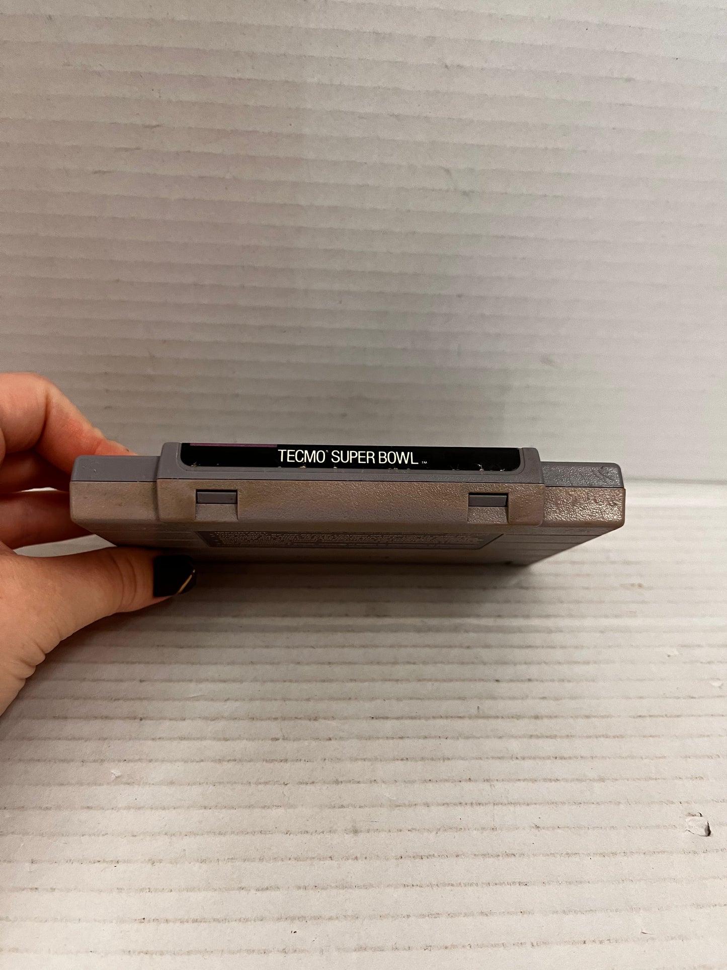 Tecmo Super Bowl Super Nintendo SNES Original Authentic Game