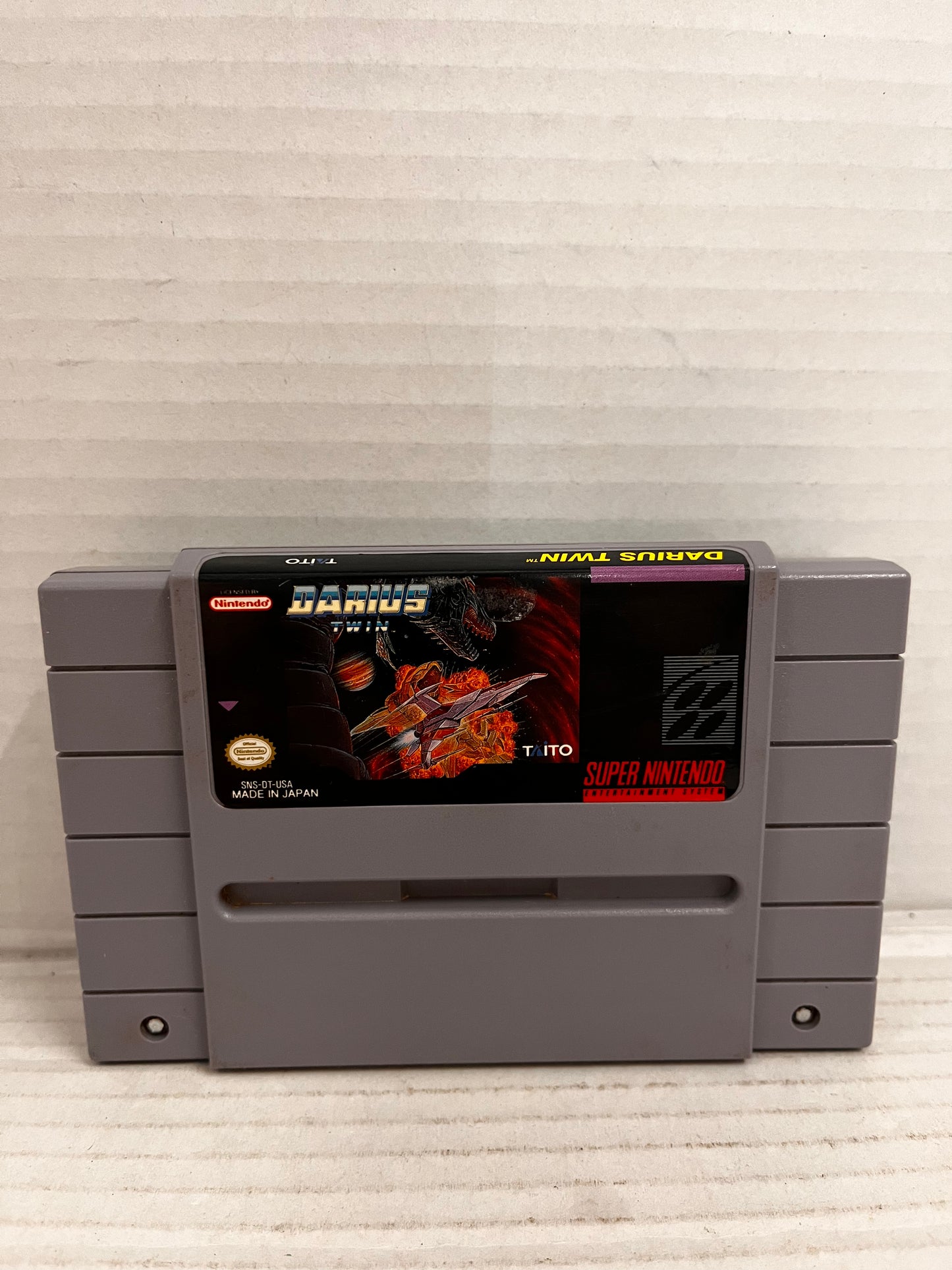 Darius Twin SNES (Super Nintendo Entertainment System, 1991) Authentic