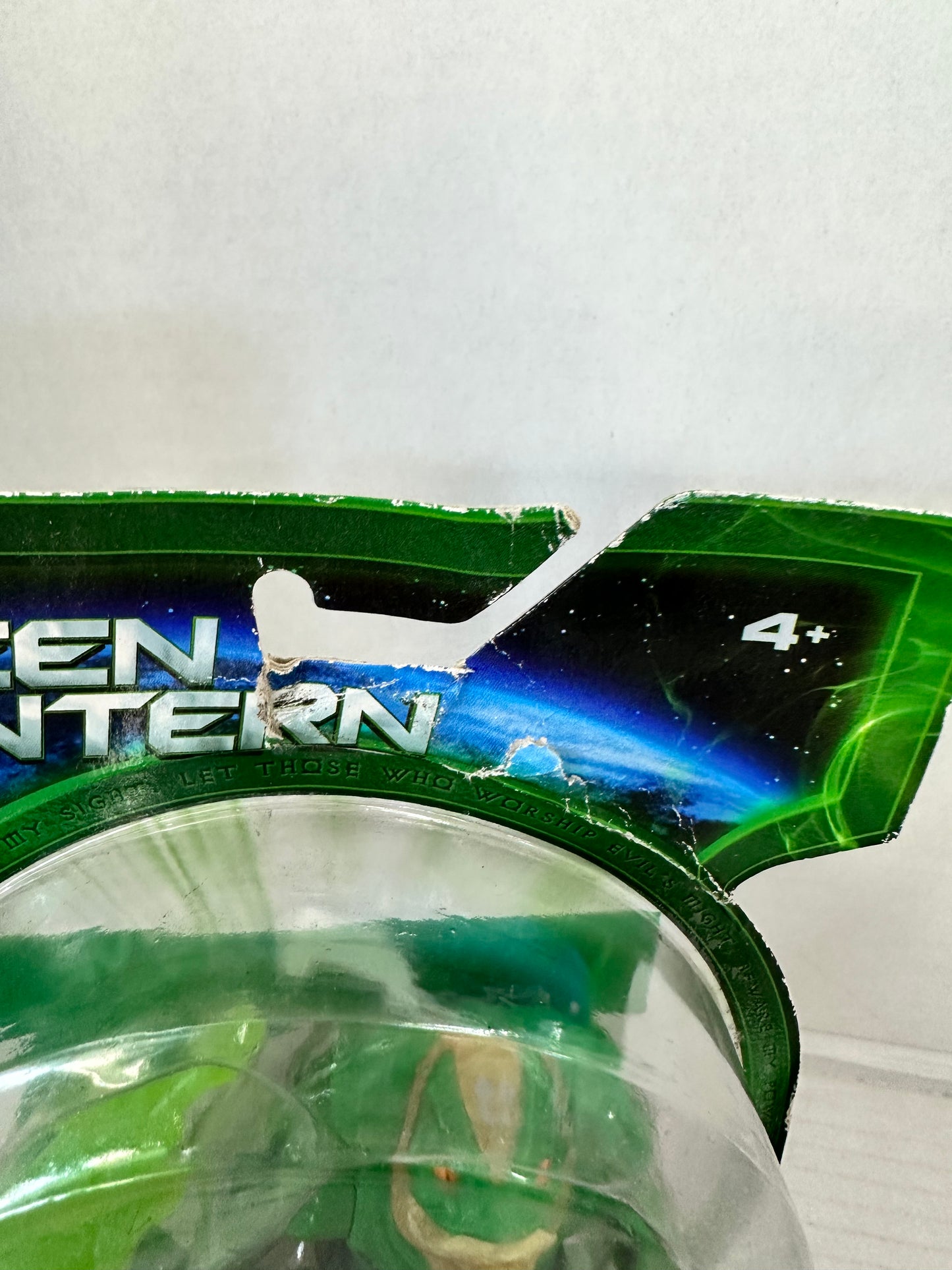 NEW GREEN LANTERN 2011 MOVIE GL 05 GREEN MAN FIGURE WITH POWER RING Box Damage