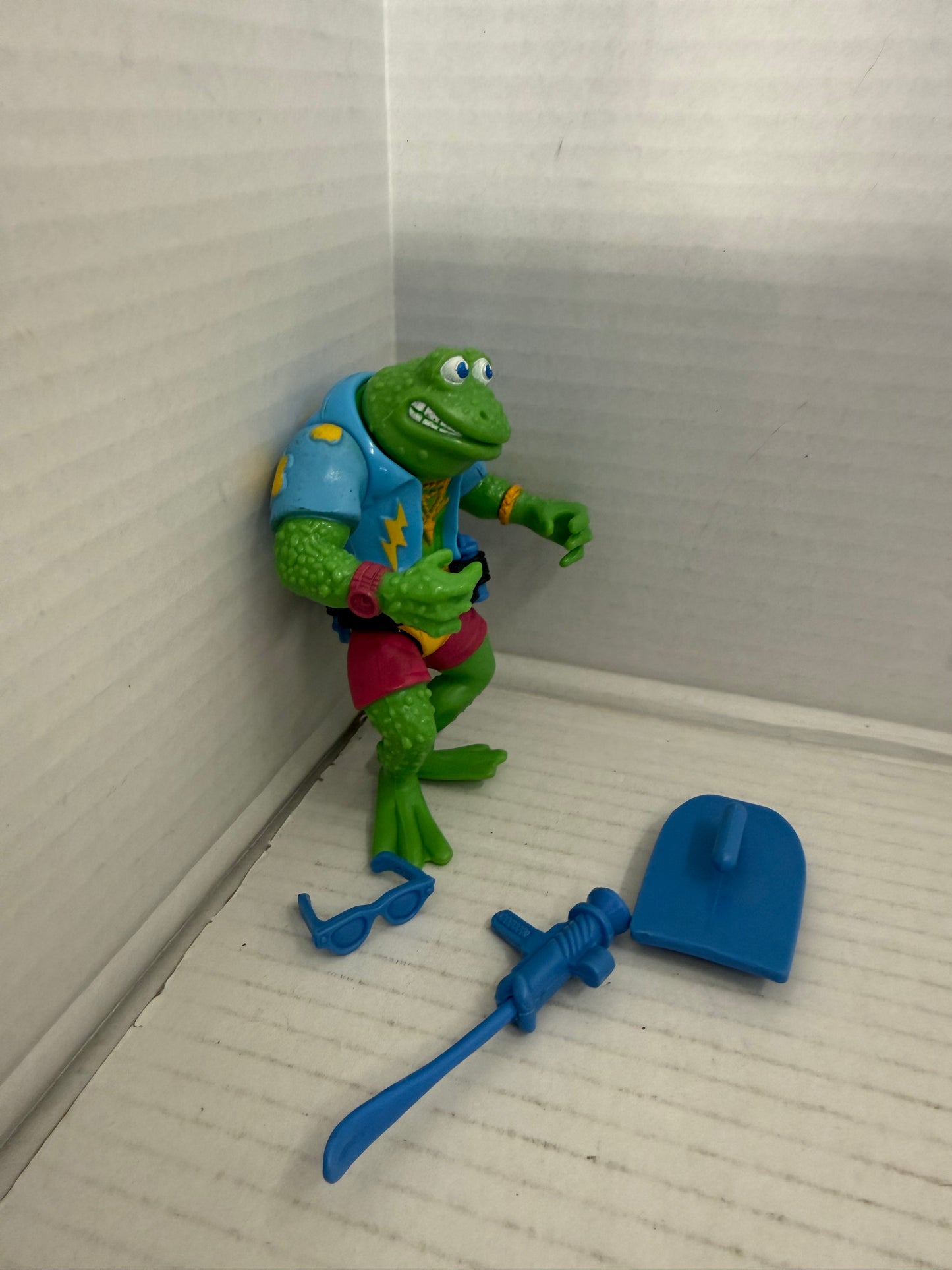 Vintage Genghis Frog 100% Complete Ninja Turtles TMNT