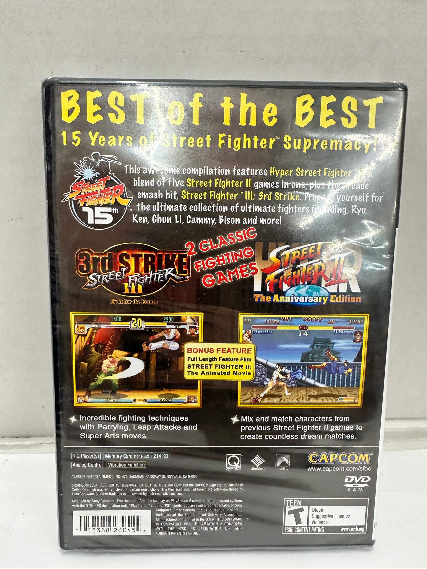 Street Fighter Anniversary Collection - PlayStation 2