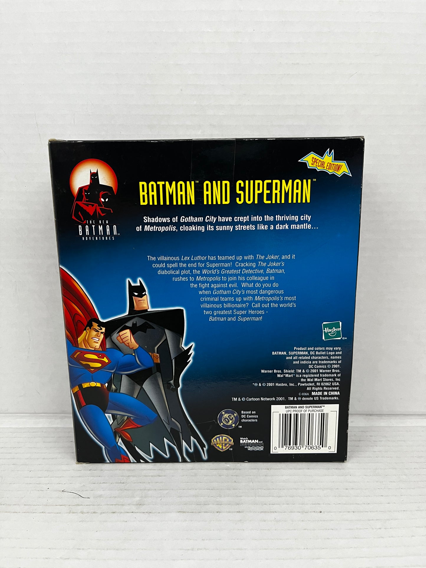 THE NEW BATMAN ADVENTURES Batman and Superman Special Edition Walmart EXCLUSIVE