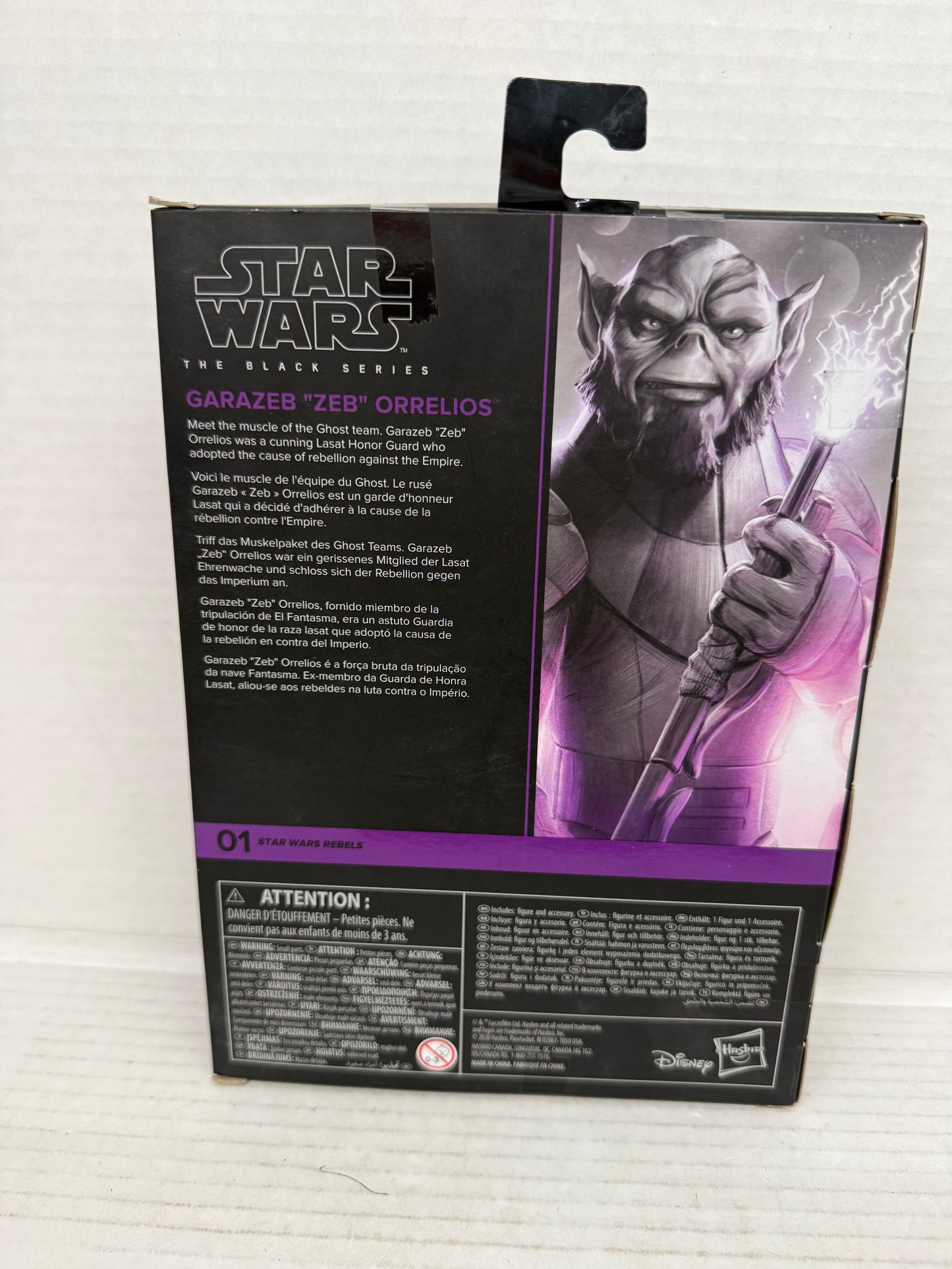 Star Wars The Black Series Star Wars Rebels Garazeb Zeb Orrelios E5213 New