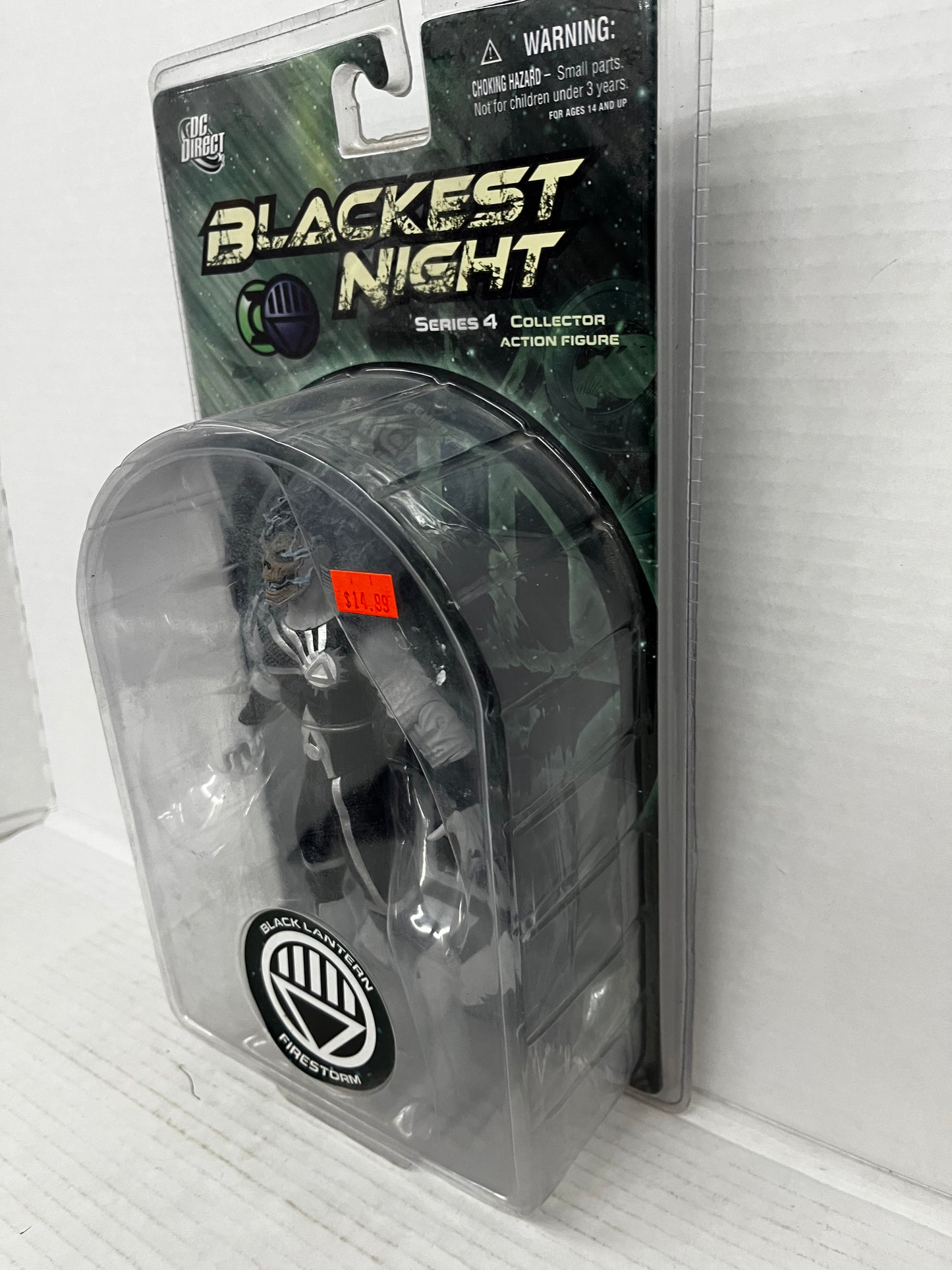 DC Green Lantern Blackest Night Series 4 Black Lantern Firestorm Action Figure