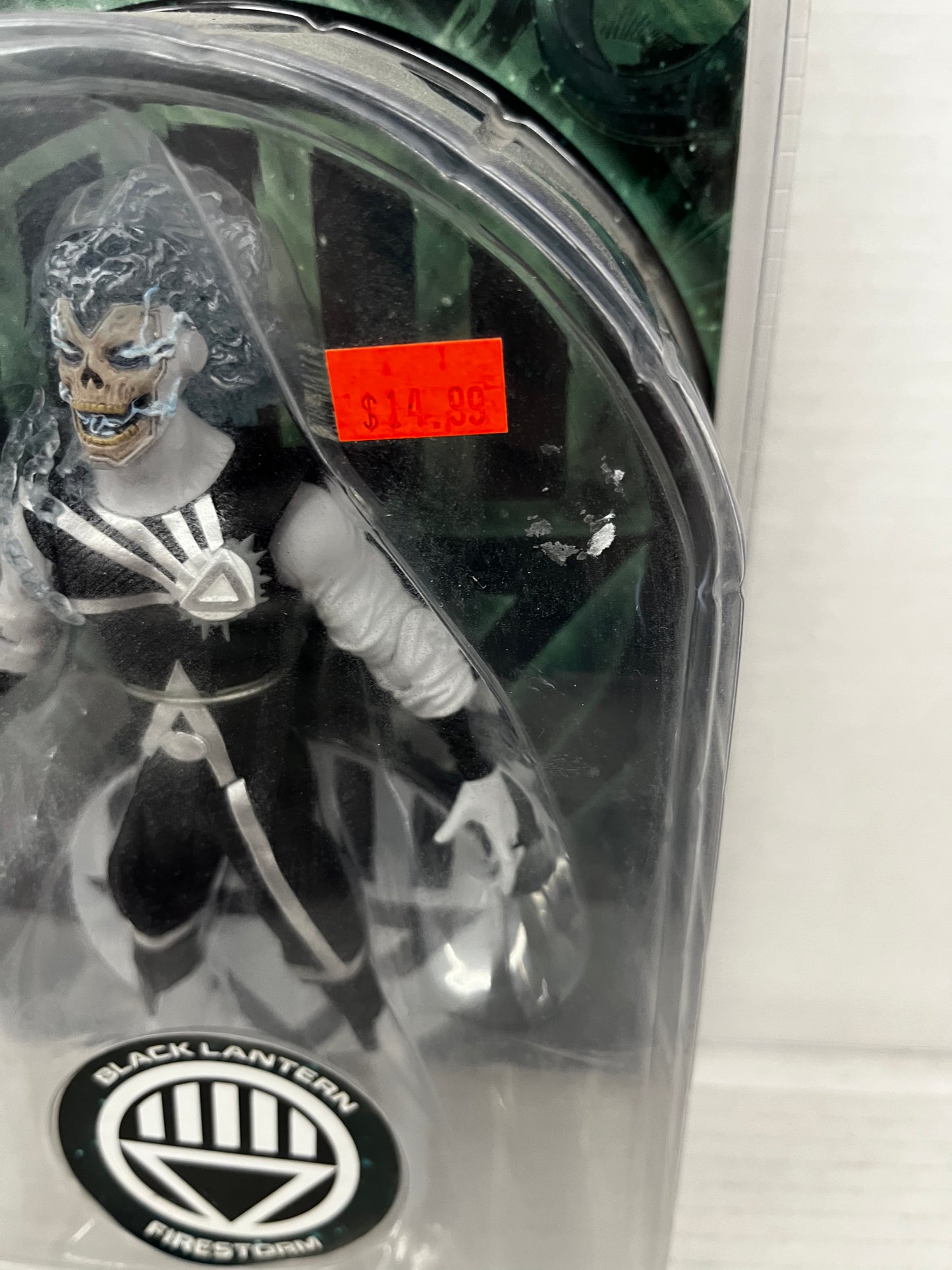 DC Green Lantern Blackest Night Series 4 Black Lantern Firestorm Action Figure