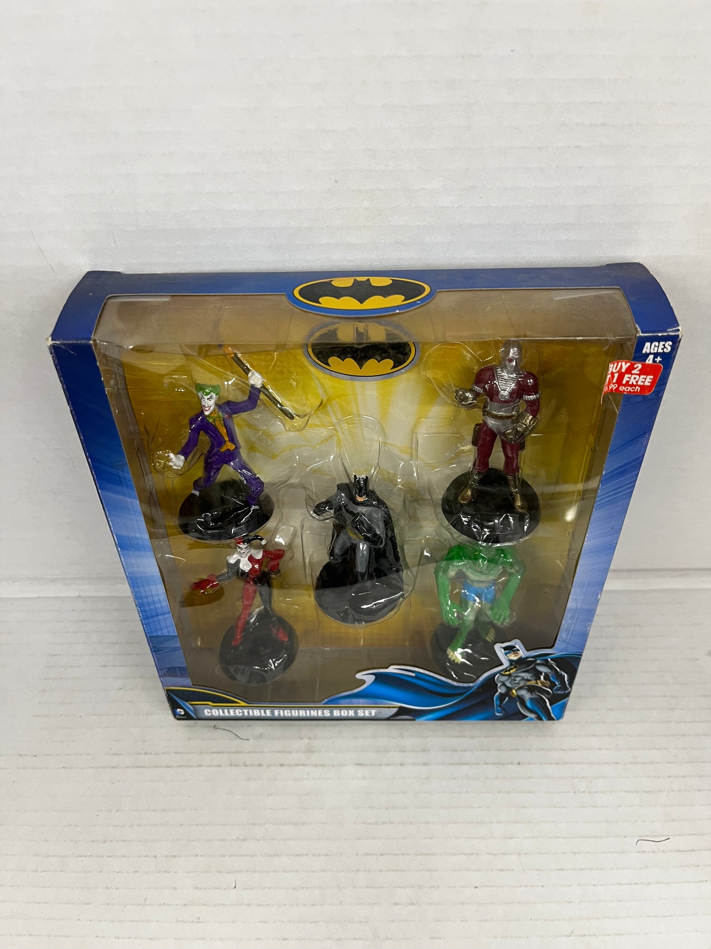 DC COMICS COLLECTIBLE BOX SET BATMAN KILLER CROC HARLEY QUINN DEADSHOT JOKER B14