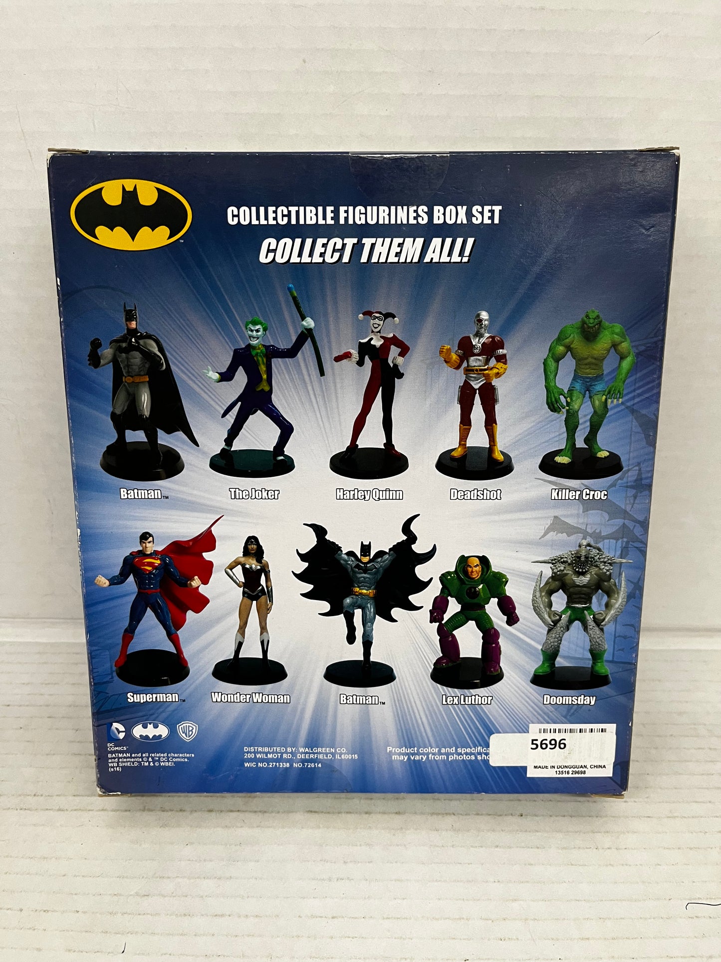 DC COMICS COLLECTIBLE BOX SET BATMAN KILLER CROC HARLEY QUINN DEADSHOT JOKER B14