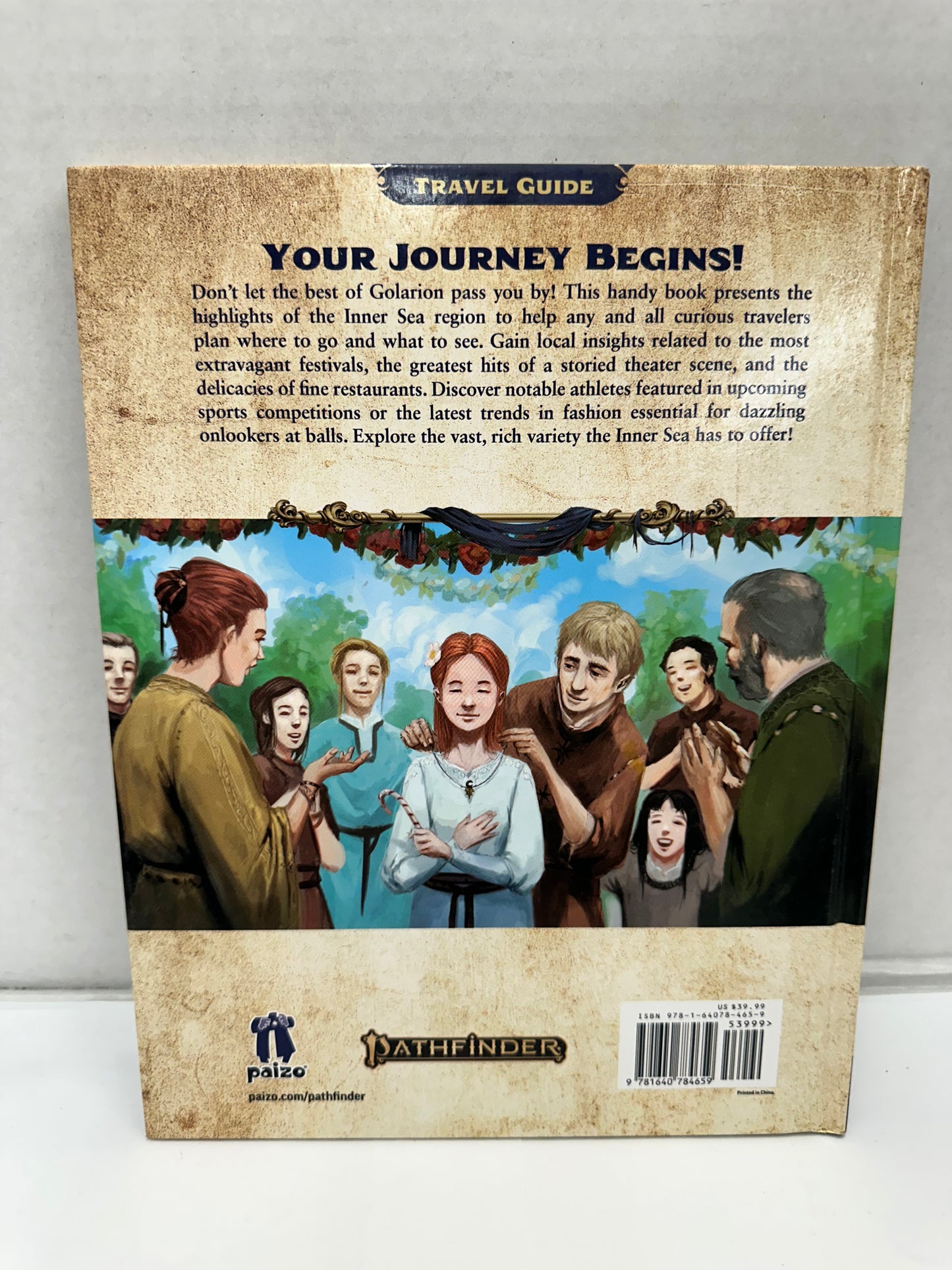 Pathfinder Second Edition Lost Omens Travel Guide Hardcover
