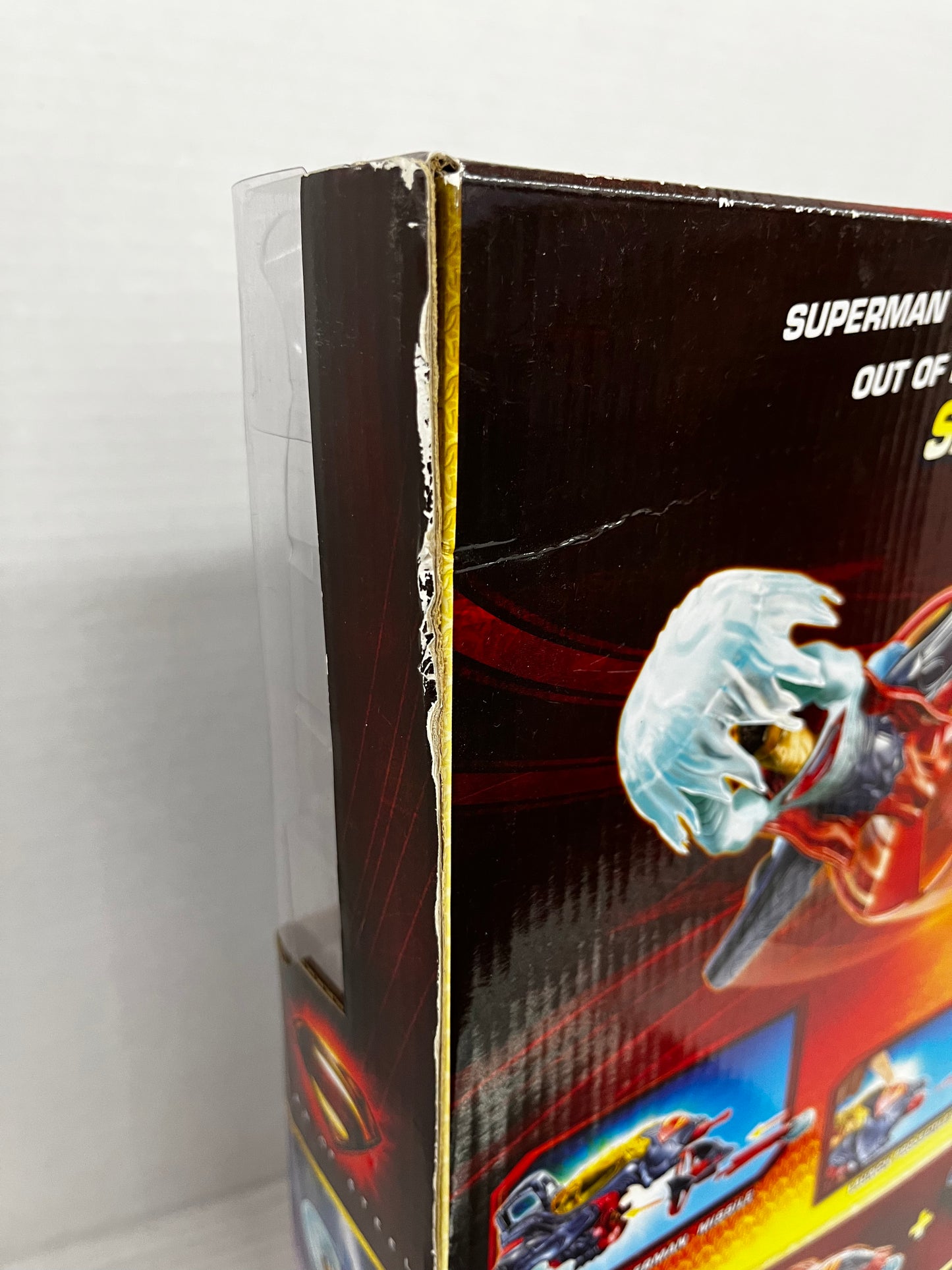 superman man steel flight ship 2 in1 vehical & launcher with superman figure NEW