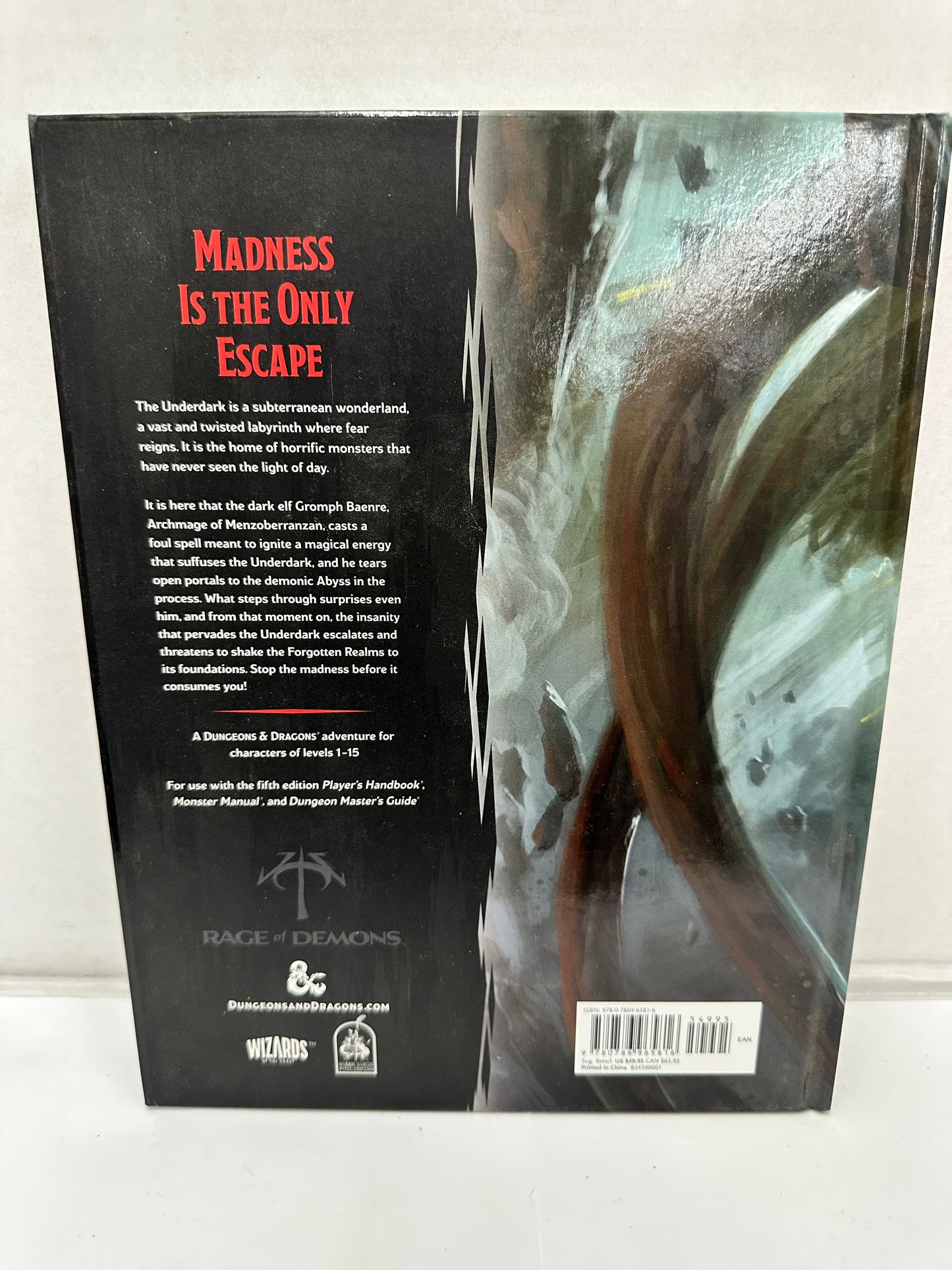 Out of the Abyss (D&D Accessory), Wizards Of The Coast