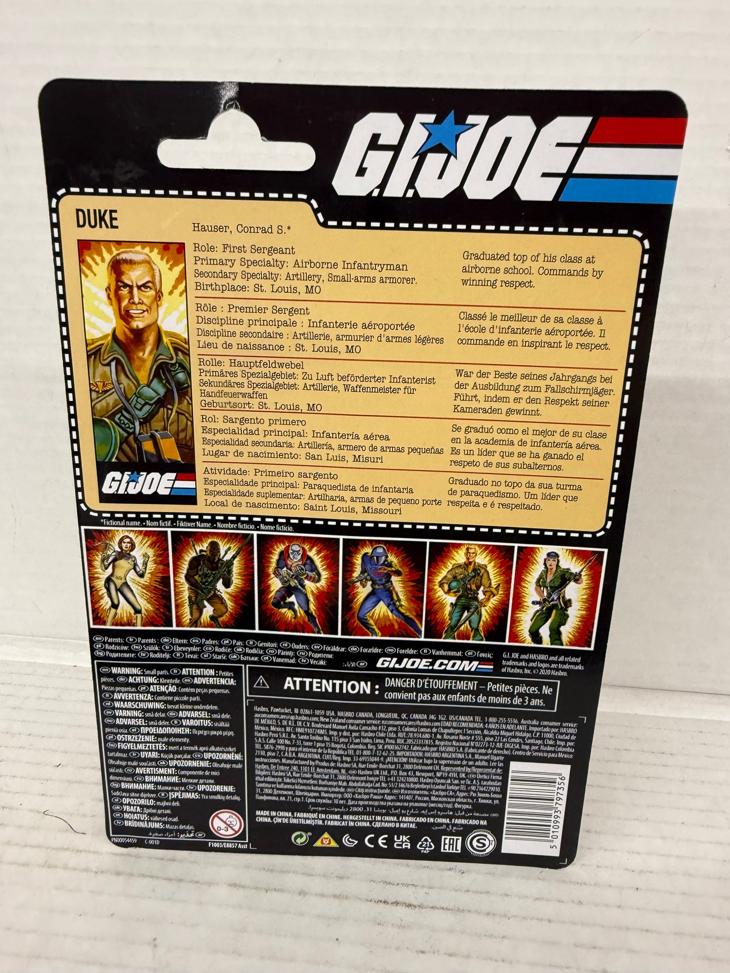Hasbro G. I. Joe Duke 3.75 inch Collectible Retro Action Figure Cobra Commander
