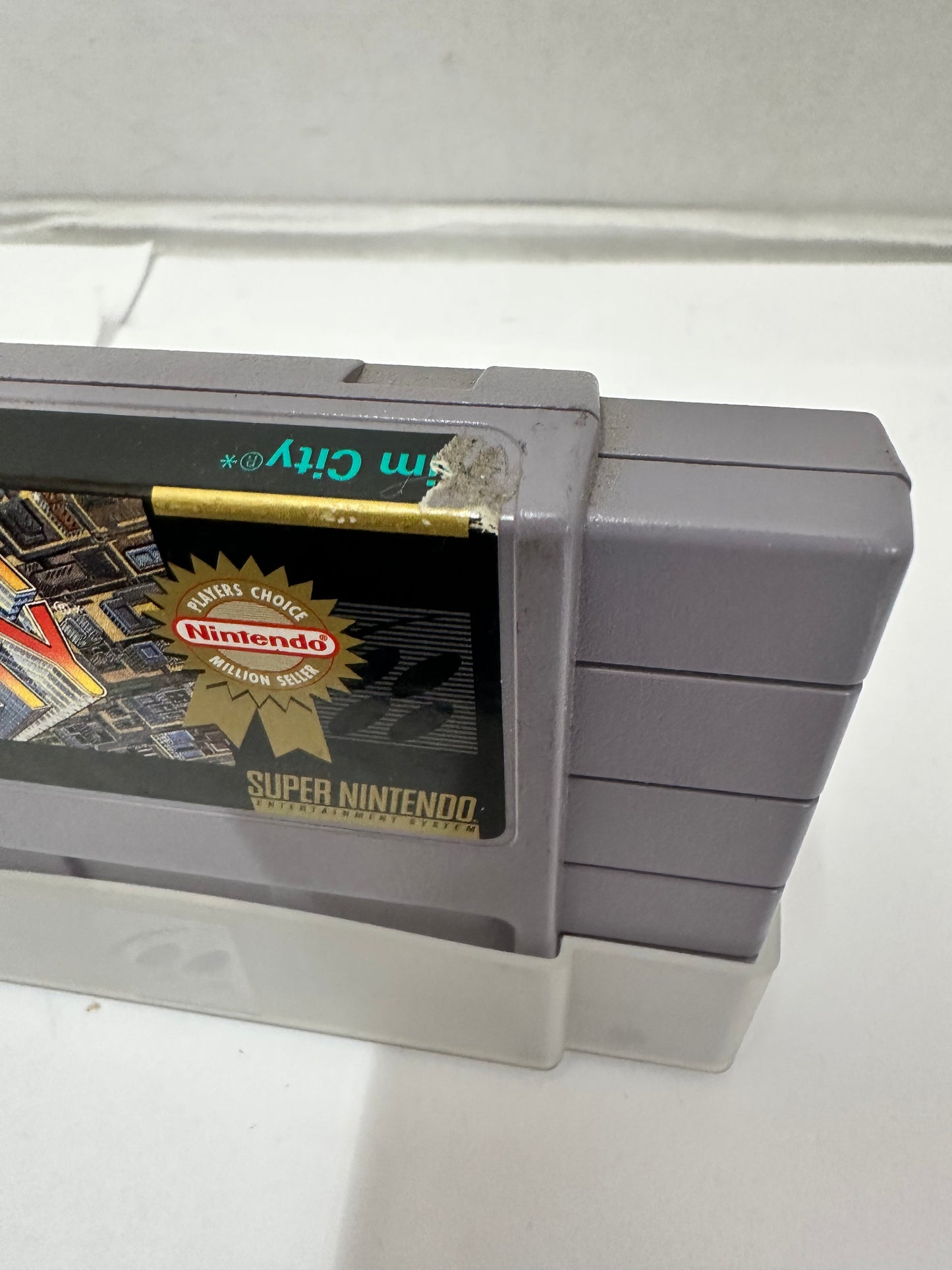 SimCity Player's Choice Edition Super Nintendo SNES Video Game Tested