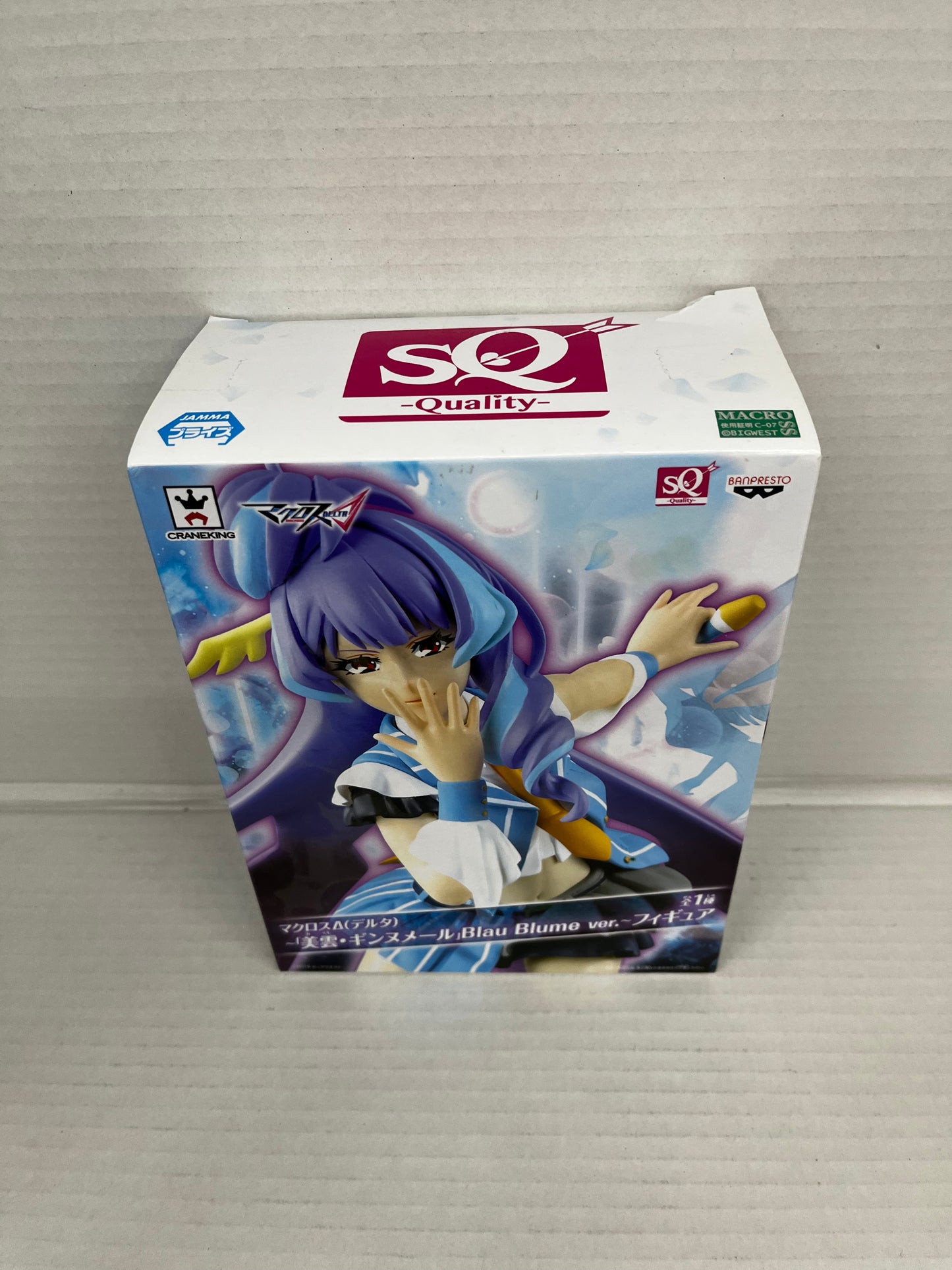 Banpresto Macross Delta Mikumo Guynemer Blau Blume Ver. SQ Figure