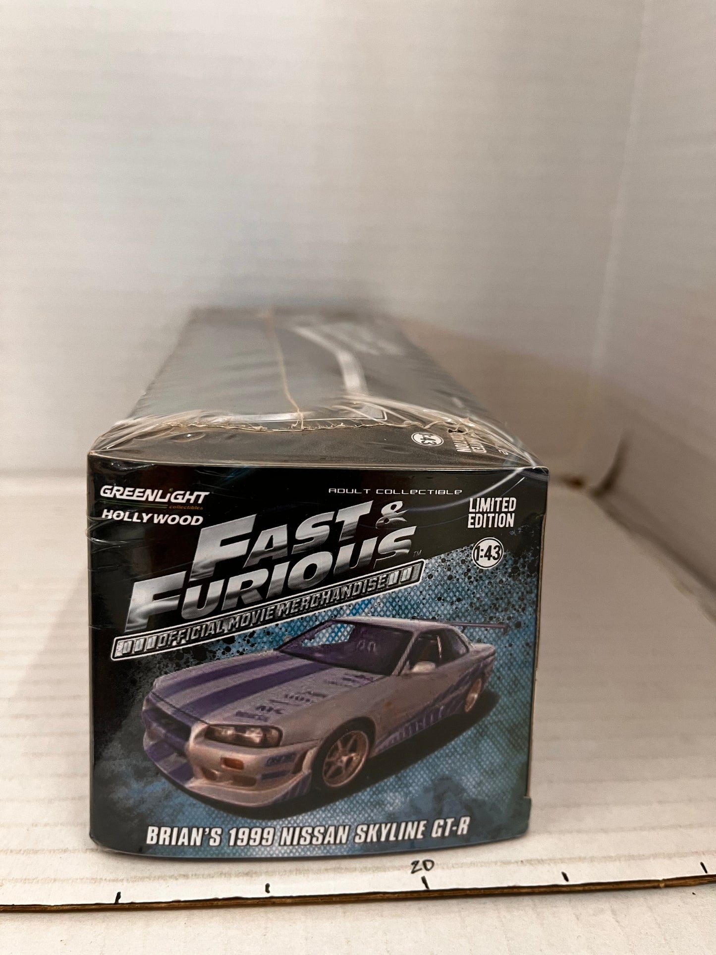 GREENLIGHT HOLLYWOOD FAST& FURIOUS Brian's 1999 NISSAN SKYLINE GT-1:43 LTD. ED.