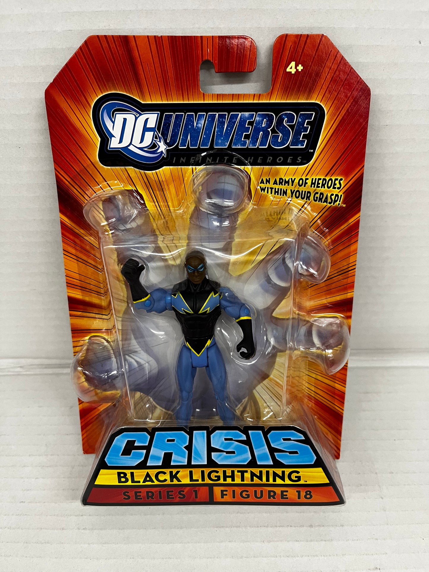 DC Universe Infinite Heroes Crisis Black Lightning 3.75” Figure Series 1 #18 S8