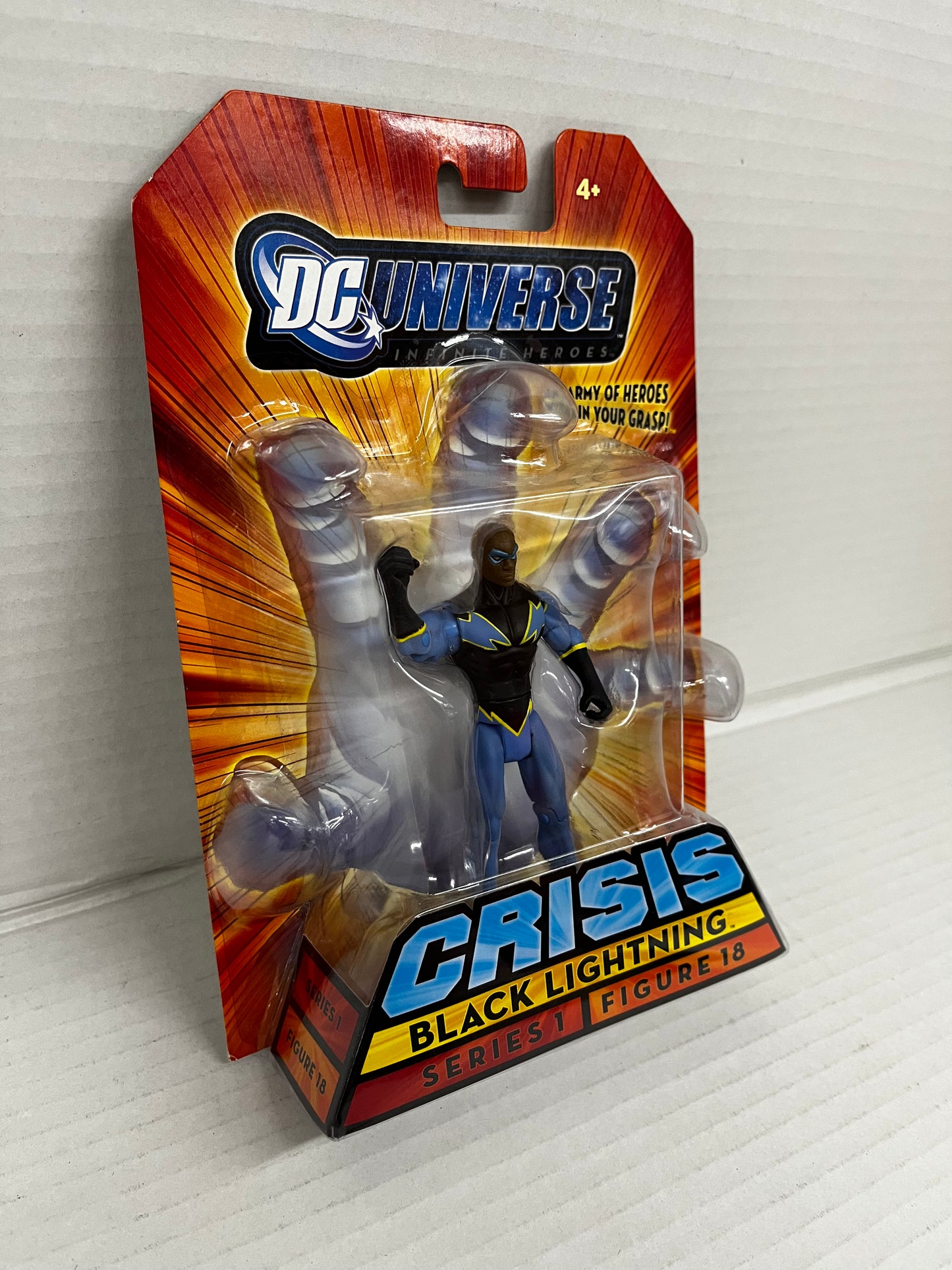 DC Universe Infinite Heroes Crisis Black Lightning 3.75” Figure Series 1 #18 S8