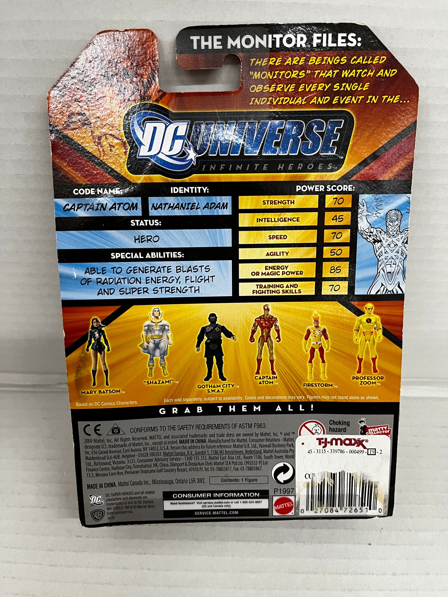 DC Universe Crisis Captain Atom Series 1/Figure 57 NIP