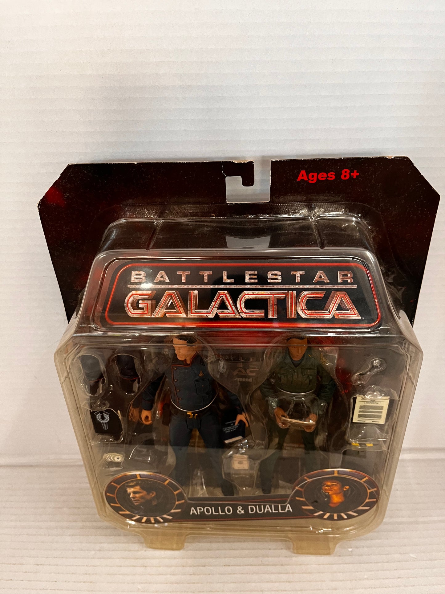Battlestar Galactica Apollo & Dualla 2-Pack – Diamond Select 2008, New, Box Wear