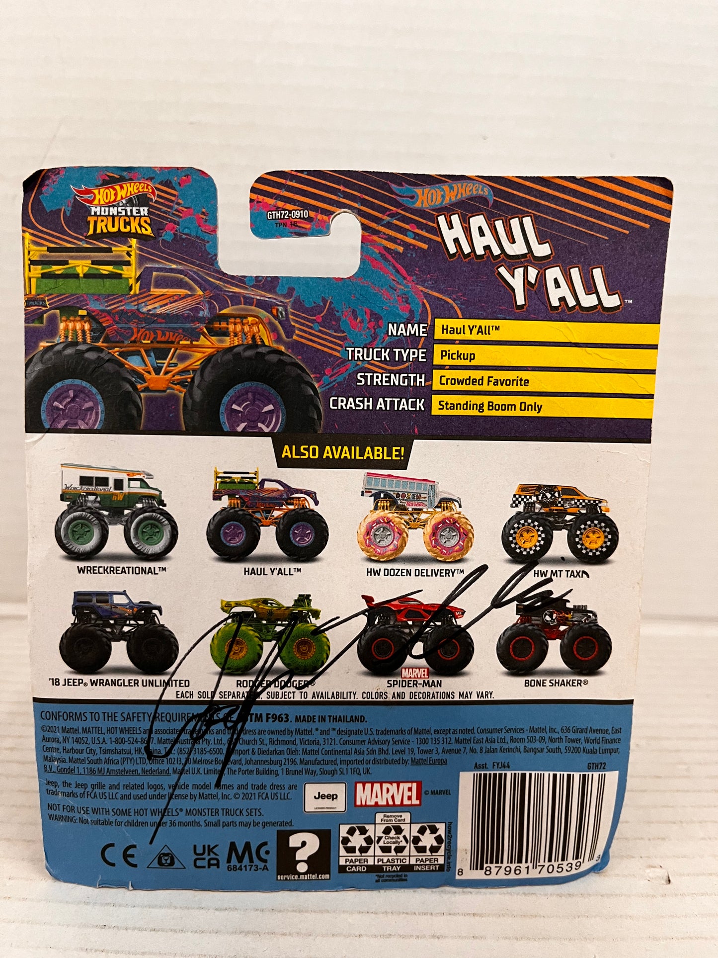 New Hot Wheels Monster Trucks - Haul Y'All - 58/75
