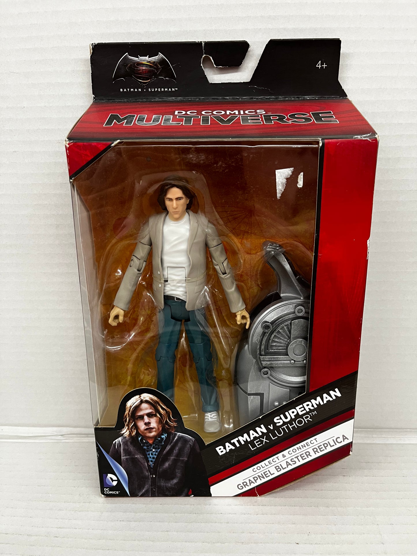 DC Multiverse Figure Lex Luthor Mattel Batman V Superman NIB Matty Collector, 6"