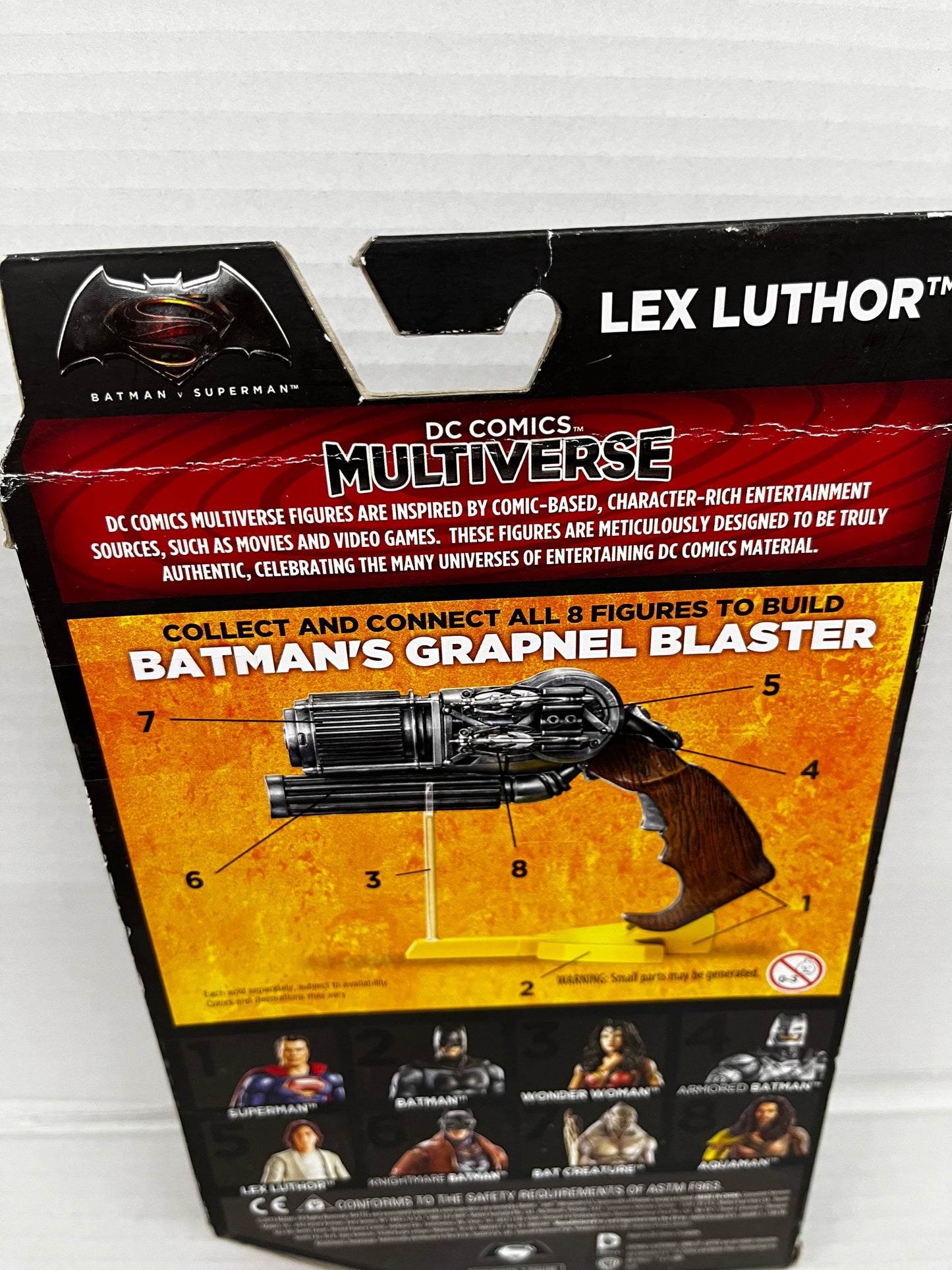 DC Multiverse Figure Lex Luthor Mattel Batman V Superman NIB Matty Collector, 6"