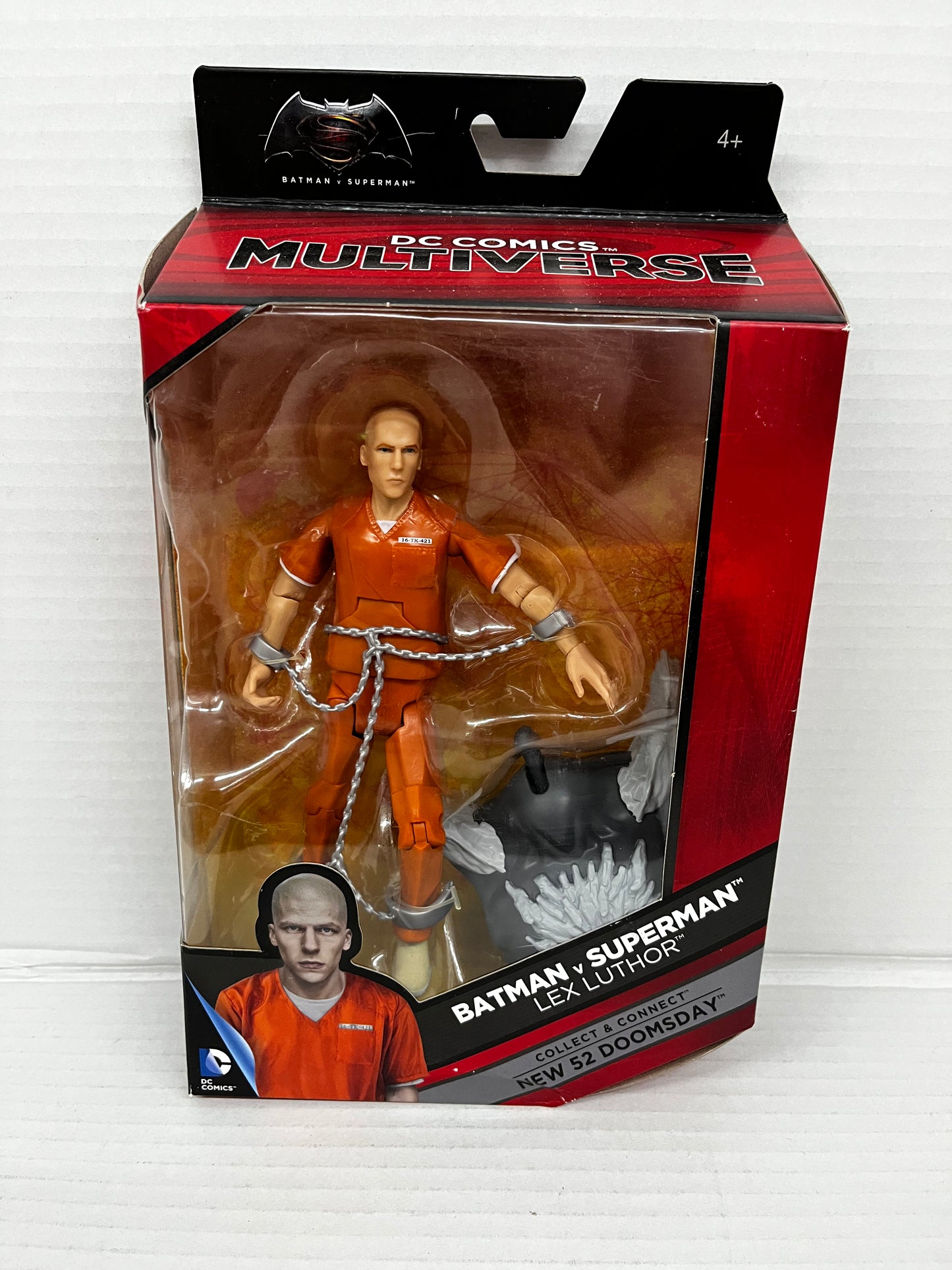 DC Multiverse Figure Lex Luthor Mattel Batman V Superman NIB Matty Collector, 6"