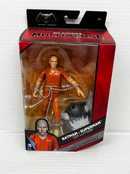 DC Multiverse Figure Lex Luthor Mattel Batman V Superman NIB Matty Collector, 6"
