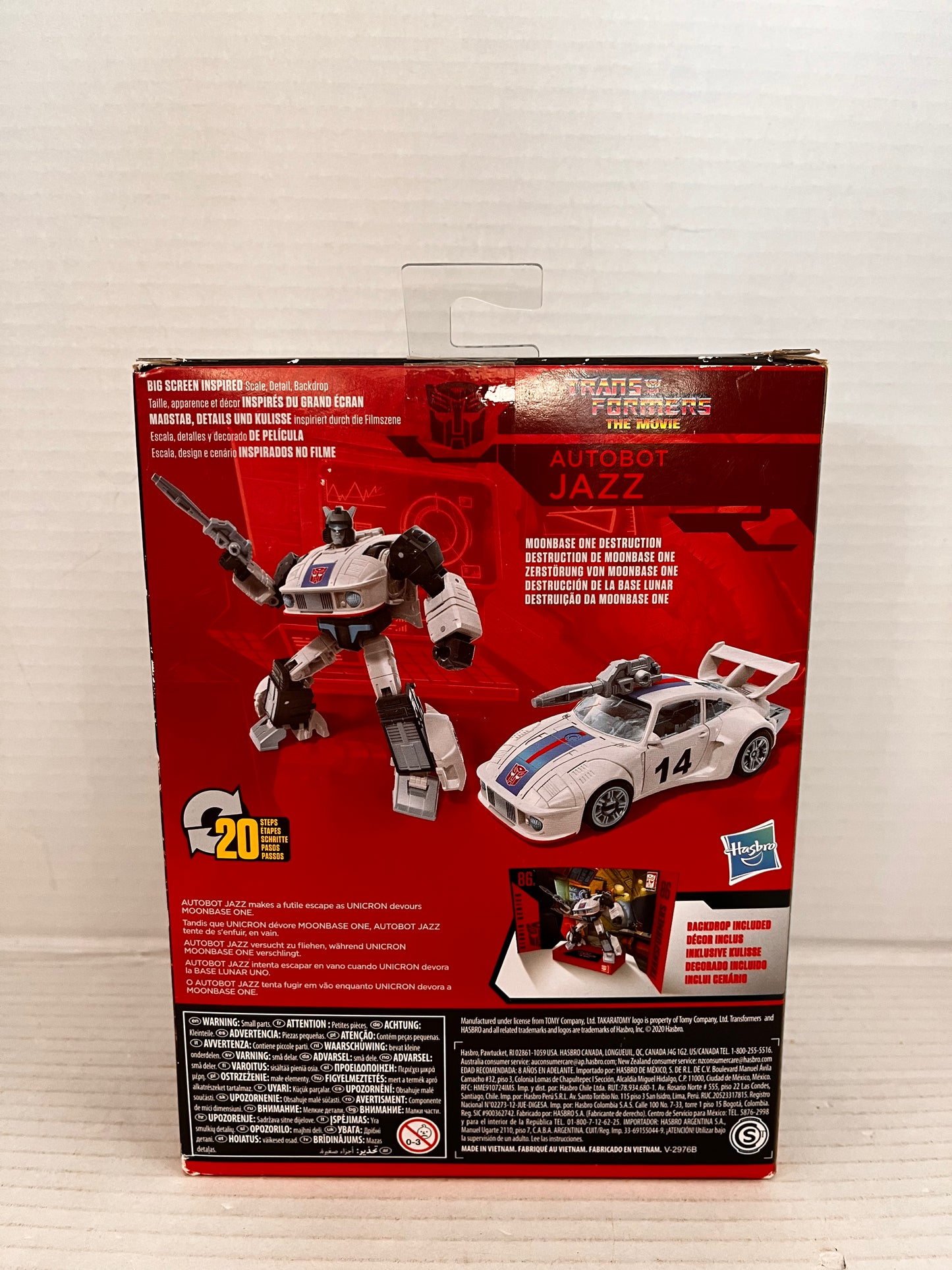 Hasbro Transformers Studio Series 86-01 Deluxe Autobot Jazz Action Figure