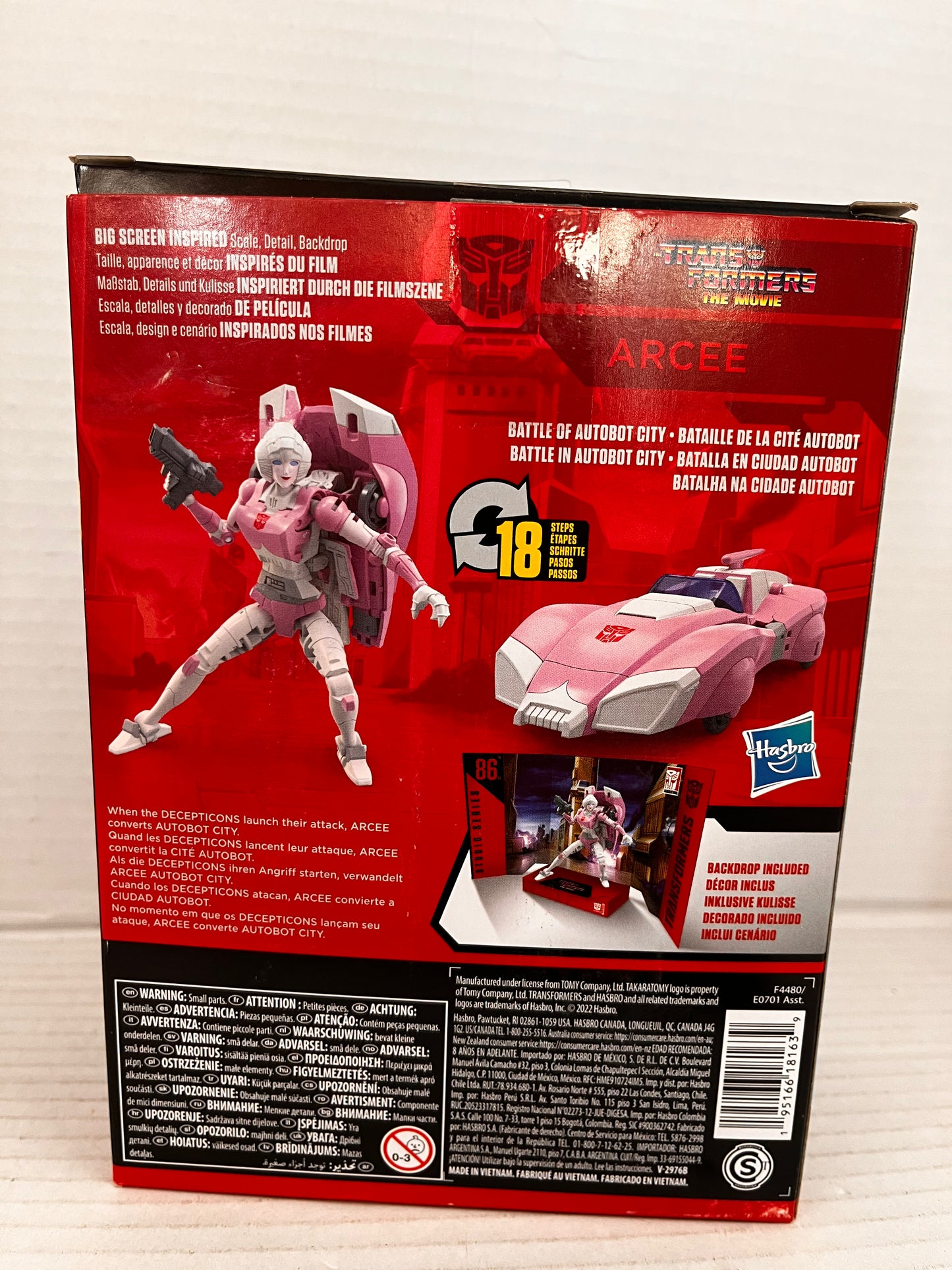 Hasbro Transformers Studio Series 86 Arcee Action Figure