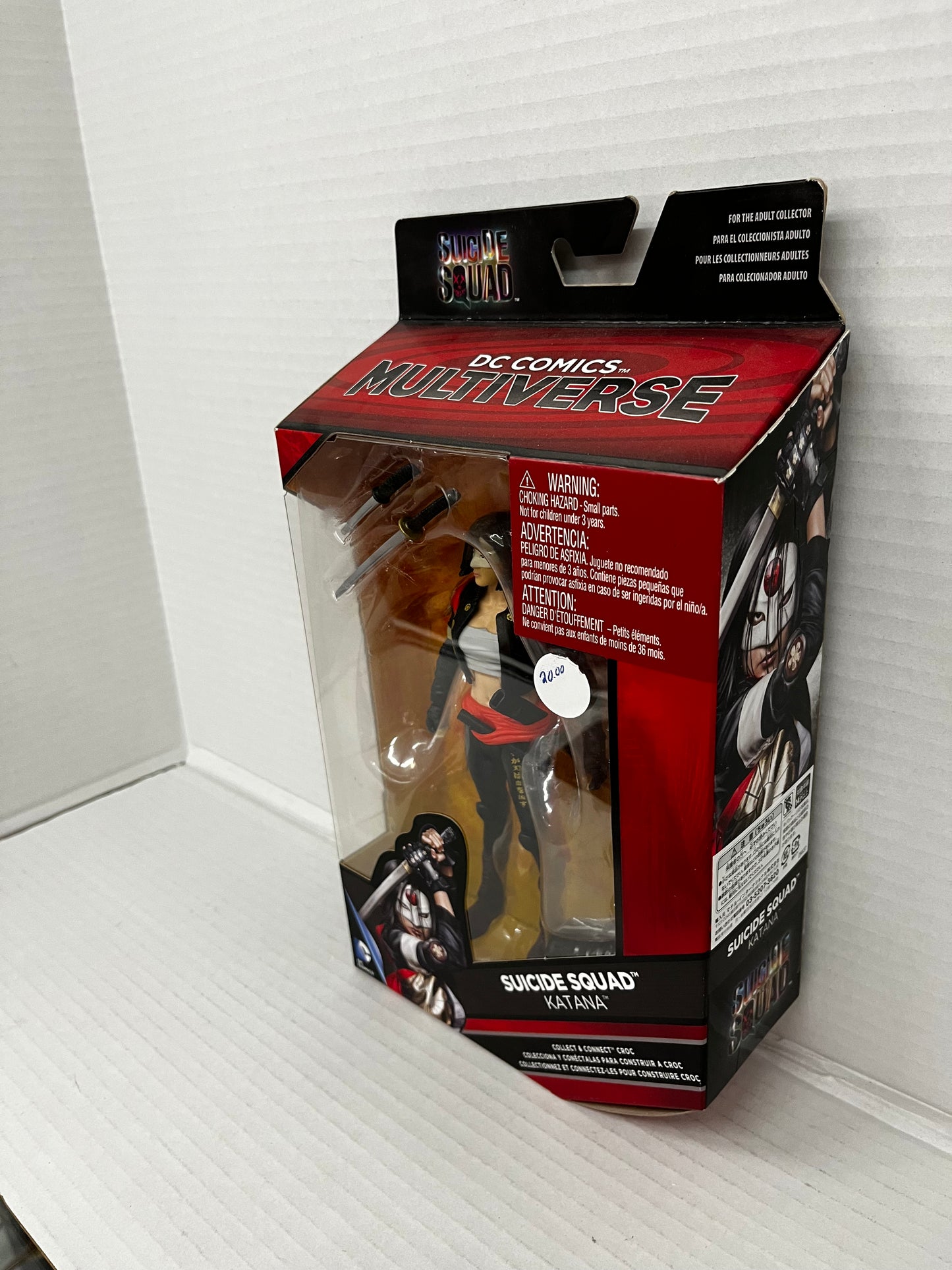 DC COMICS MULTIVERSE SUICIDE SQUAD KATANA 6” ACTION FIGURE BAF CROC
