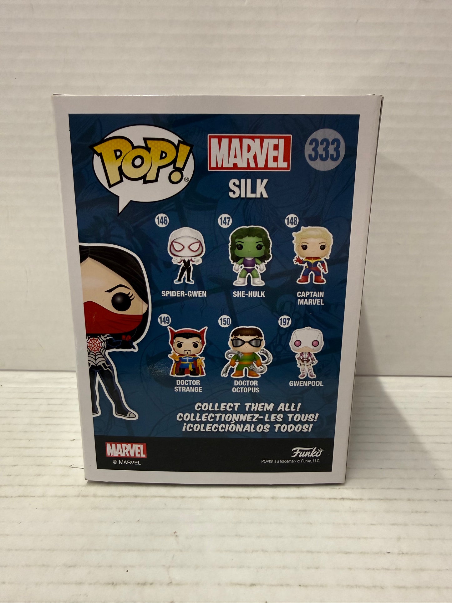 Funko Pop! 2018 Marvel Comics Spider-Man 333 Silk Walgreens Exclusive