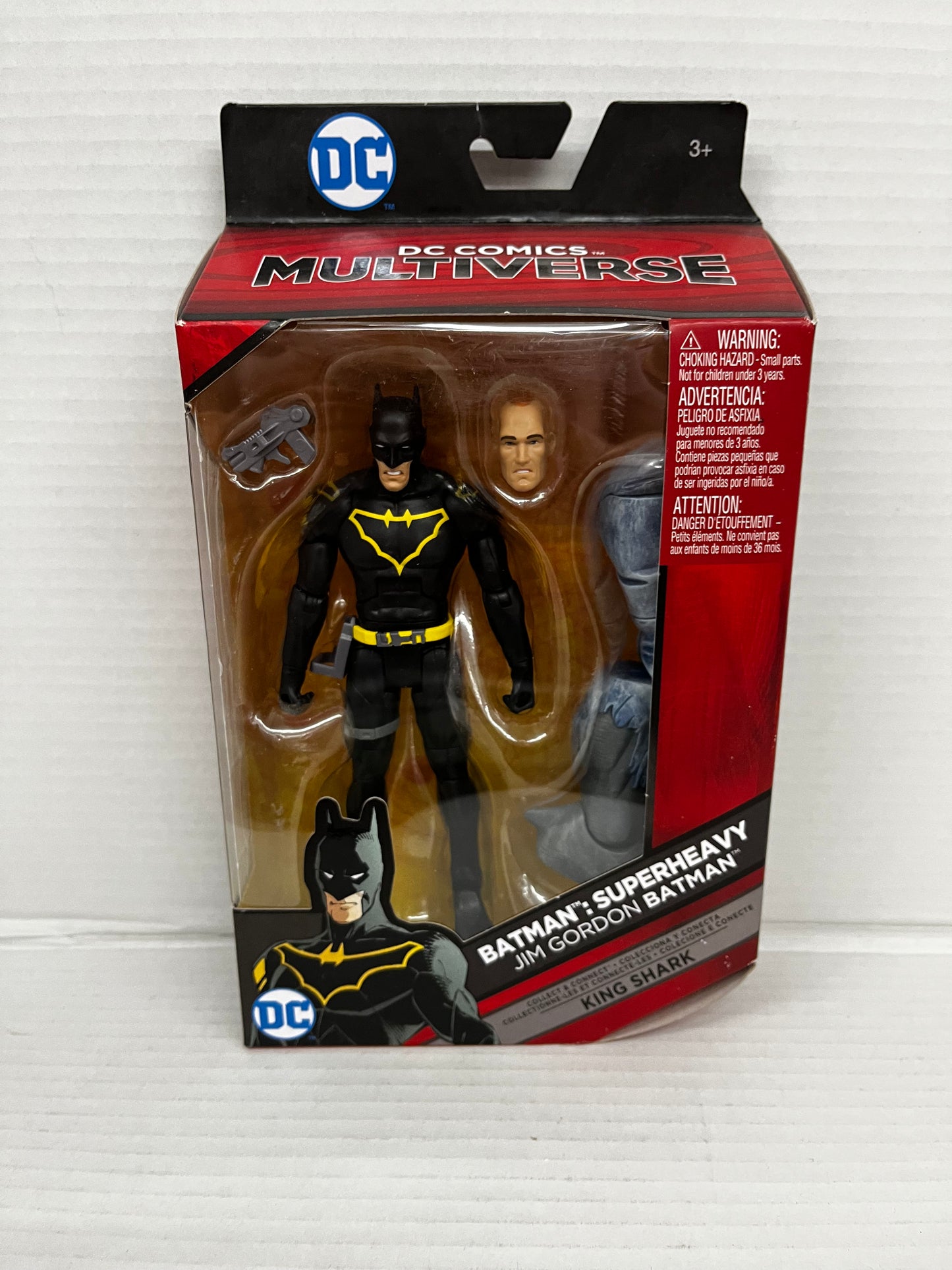 DC Comic Multiverses Batman Superheavy Jim Gordon Batman Action Figure KingShark