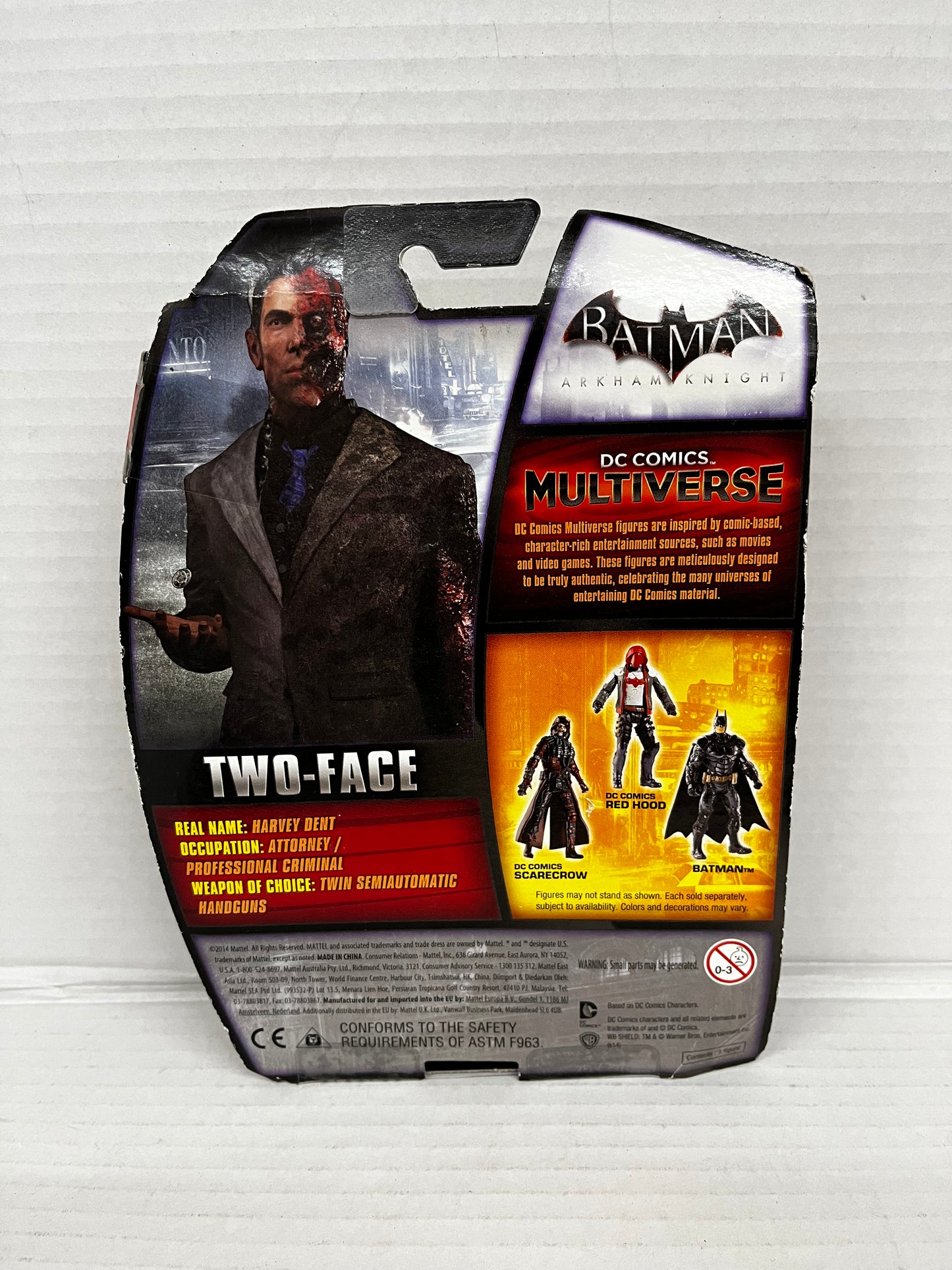 DC Comics Multiverse Batman Arkham Knight Two-Face Action Figure New/Sealed