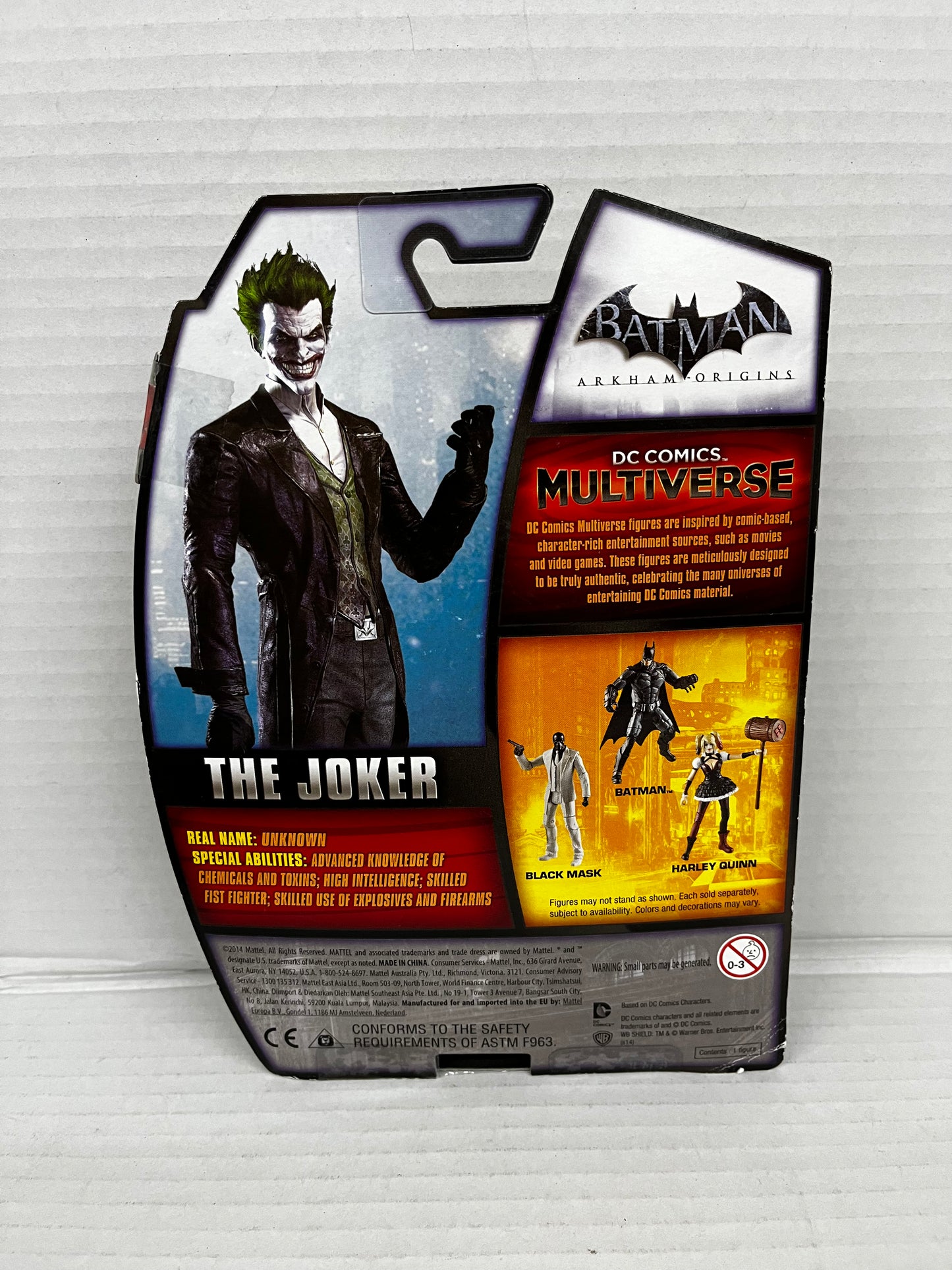 Mattel DC Comics Multiverse Figure Batman Arkham Origins The Joker
