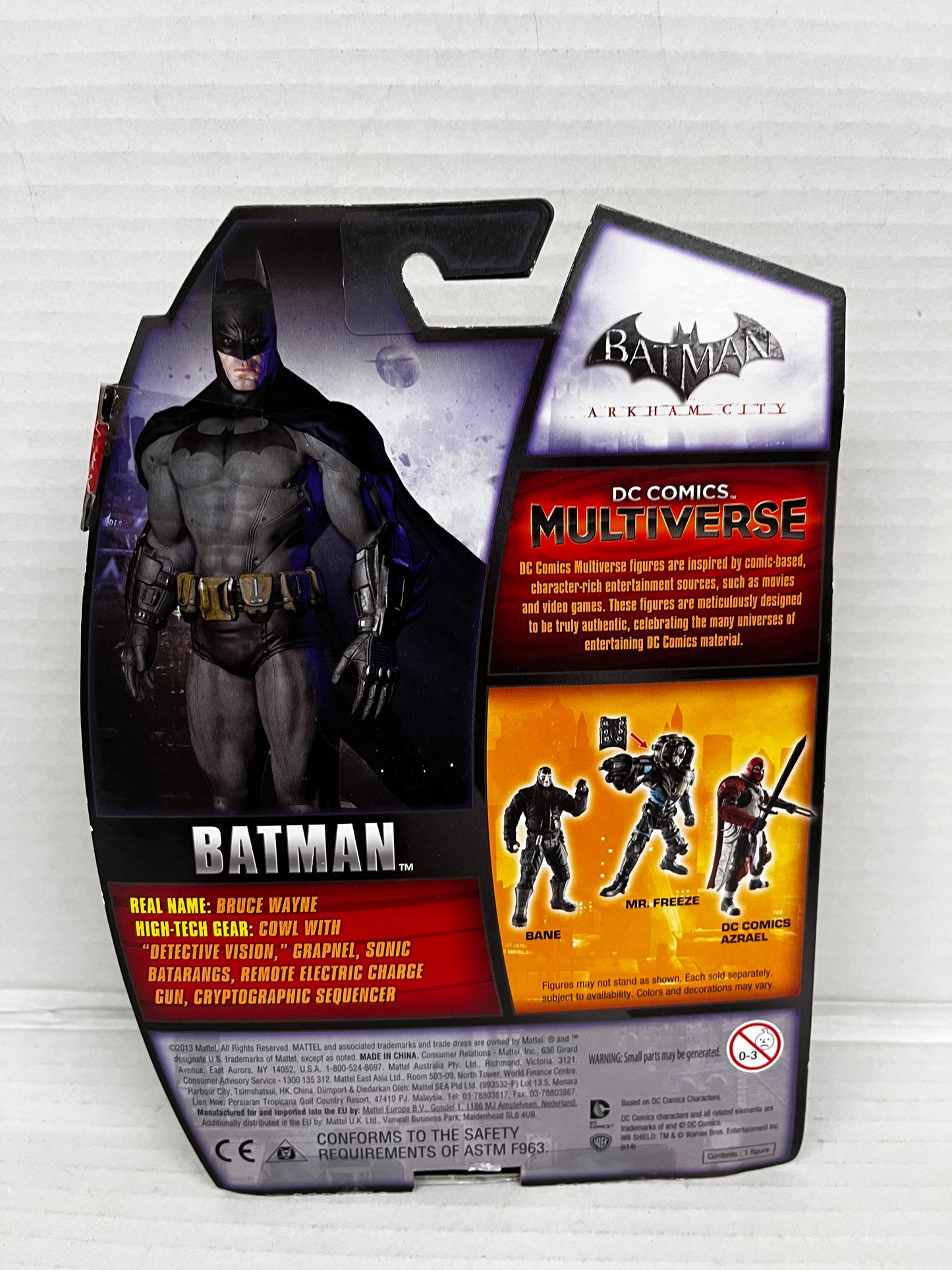 DC COMICS MULTIVERSE ARKHAM CITY BATMAN 4-INCH ACTION FIGURE
