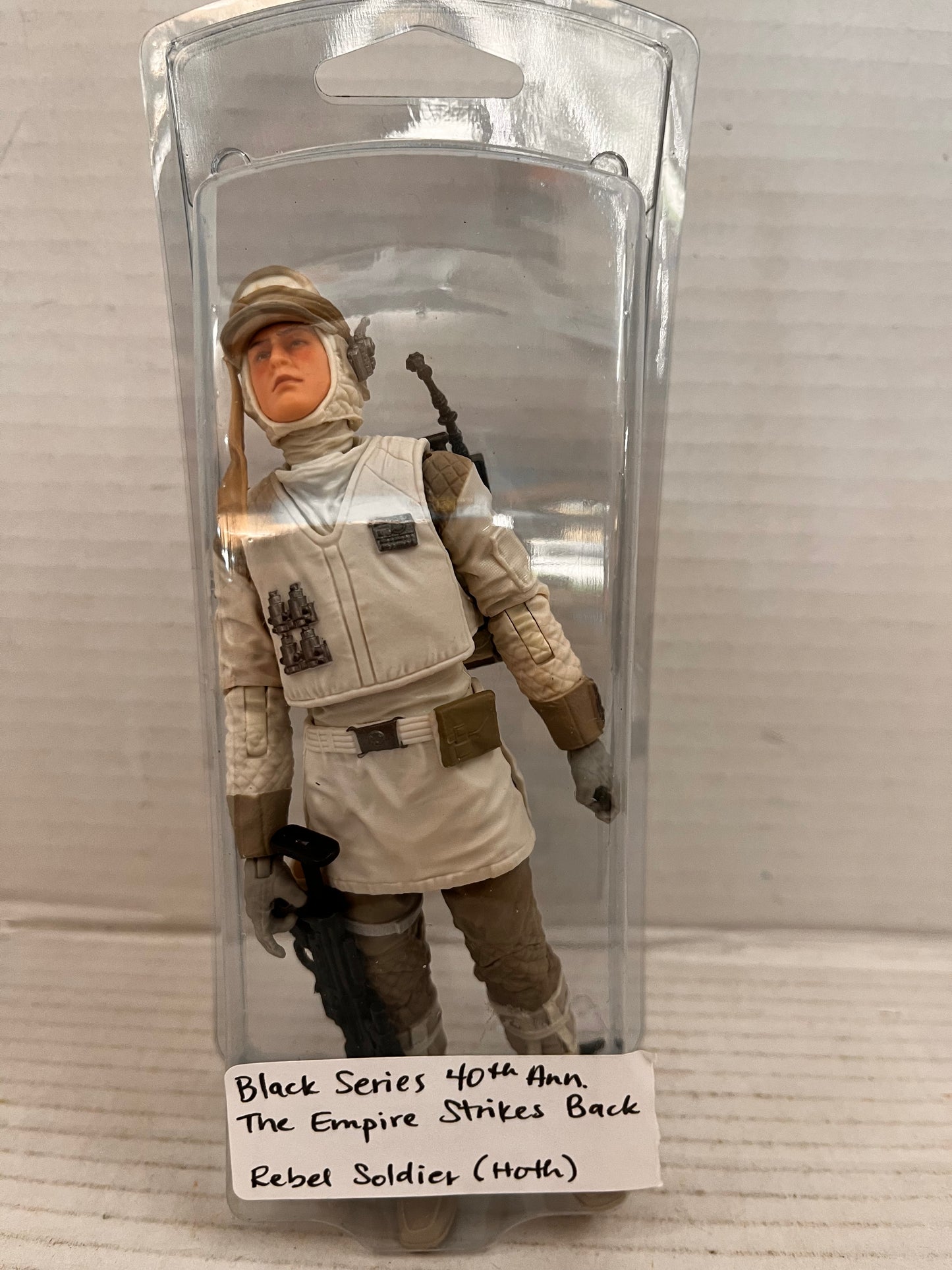 Star Wars The Black Series The Empire Strikes Back Rebel Trooper (Hoth) Complete