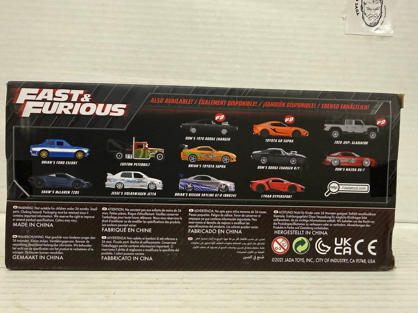 Jada 98297 Fast and Furious 8 Letty's Rally Fighter 1/24 Diecast Grey