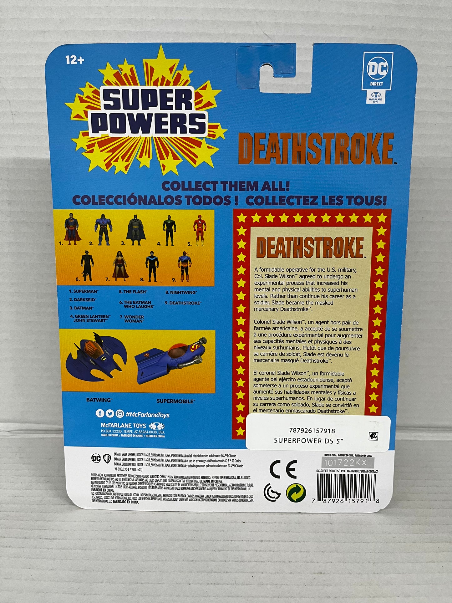 DC Collectibles Super Powers W3 Deathstroke Judas Contract) 5" Figure Mcfarlane