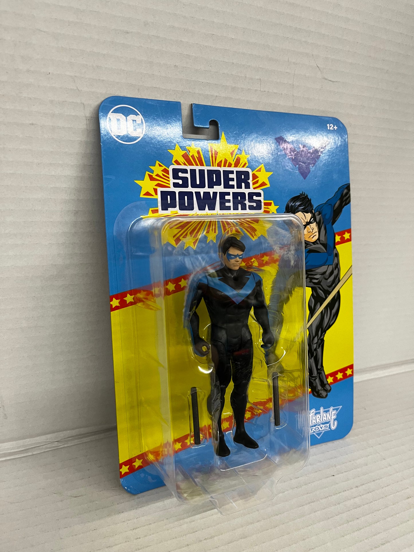 DC SUPER POWERS Nightwing- McFarlane Toys, 5", Black & Blue.