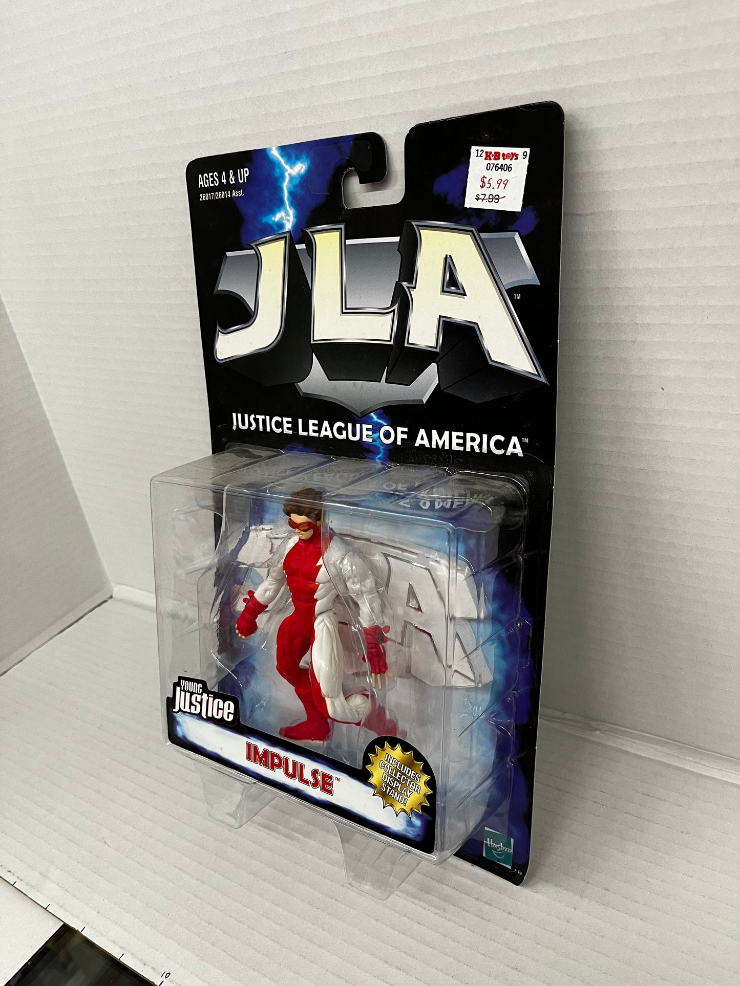 SEALED MOC 1999 JLA JUSTICE LEAGUE AMERICA YOUNG JUSTICE IMPULSE FIGURE HASBRO