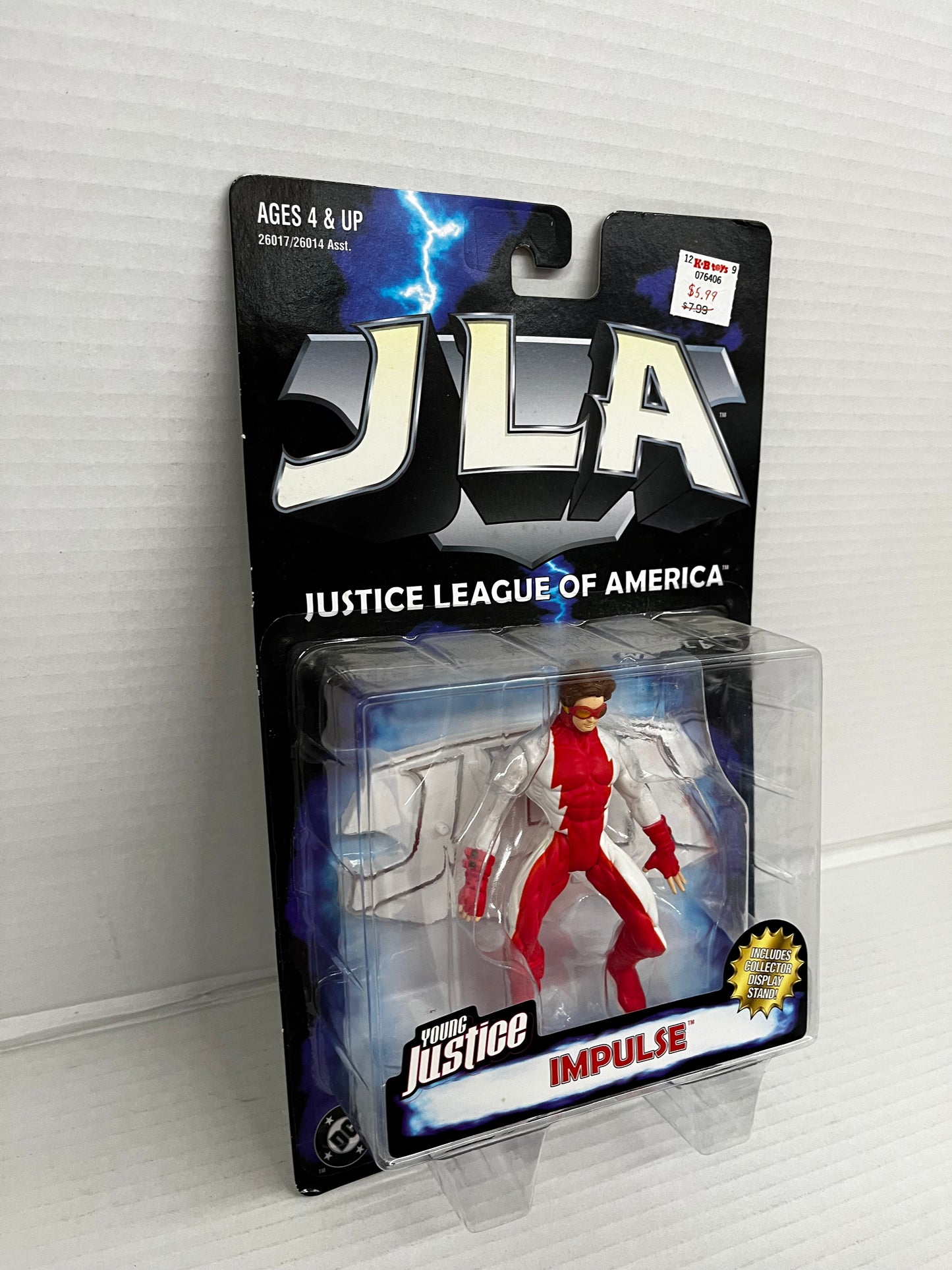 SEALED MOC 1999 JLA JUSTICE LEAGUE AMERICA YOUNG JUSTICE IMPULSE FIGURE HASBRO
