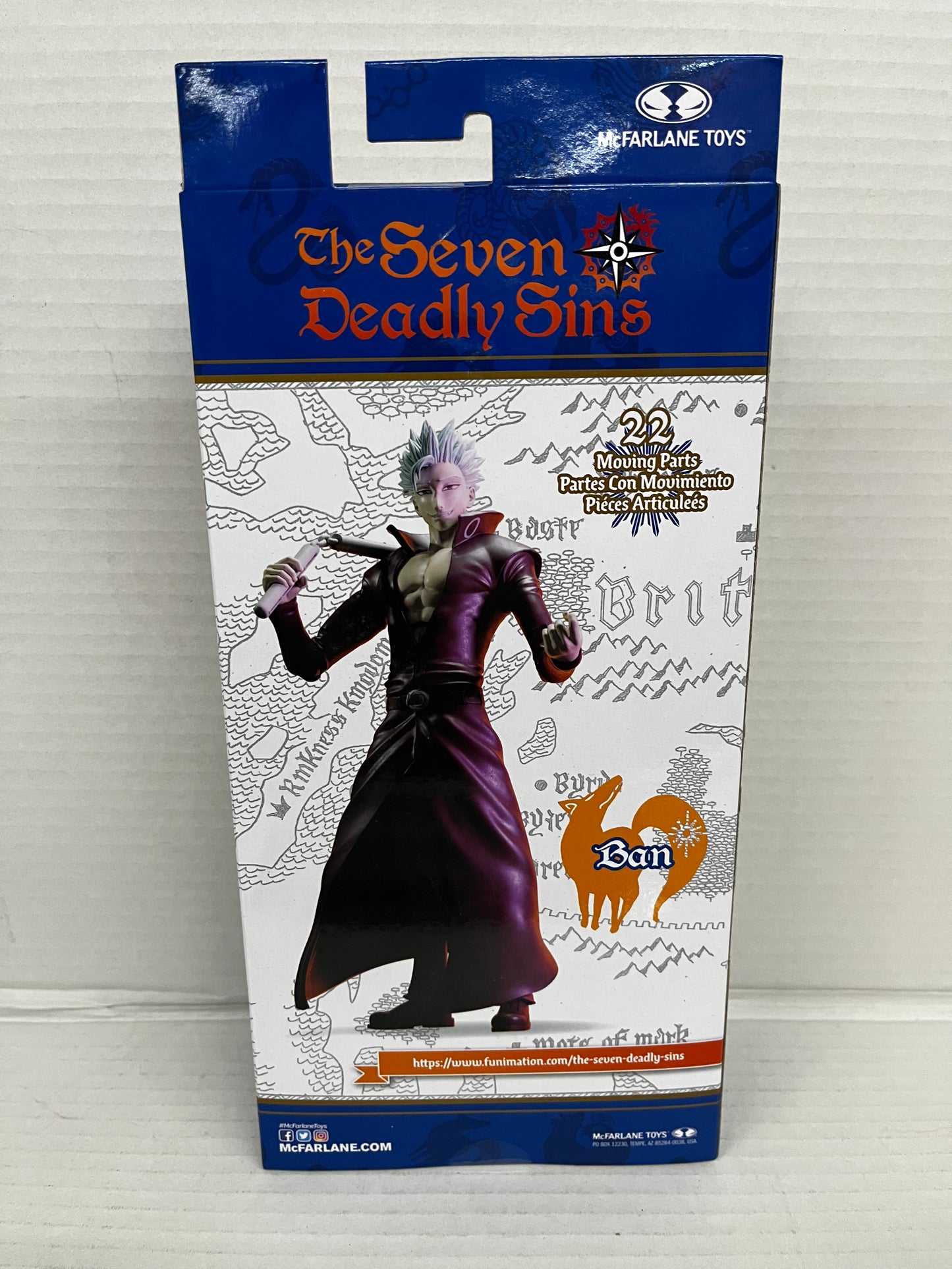 The Seven Deadly Sins Ban 7" Action Figure with Accessories