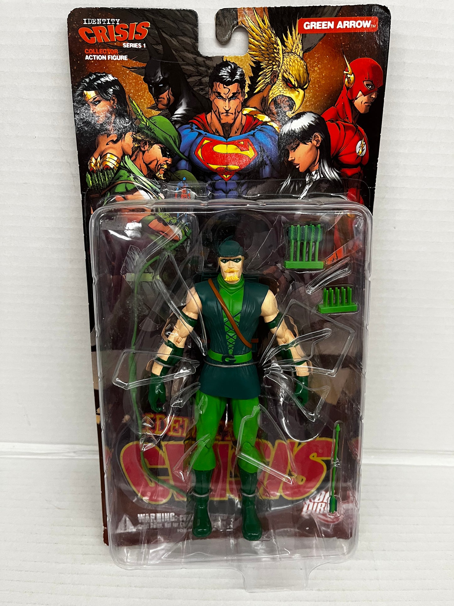 DC Direct Green Arrow Action Figure Identity Crisis Series 1