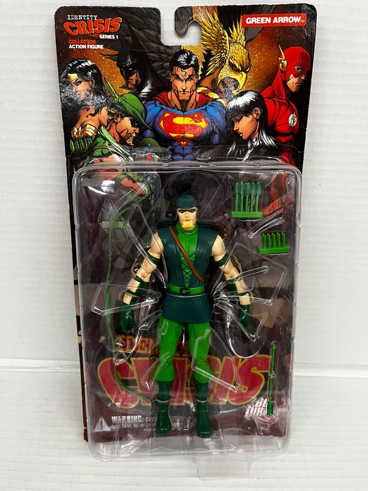 DC Direct Green Arrow Action Figure Identity Crisis Series 1