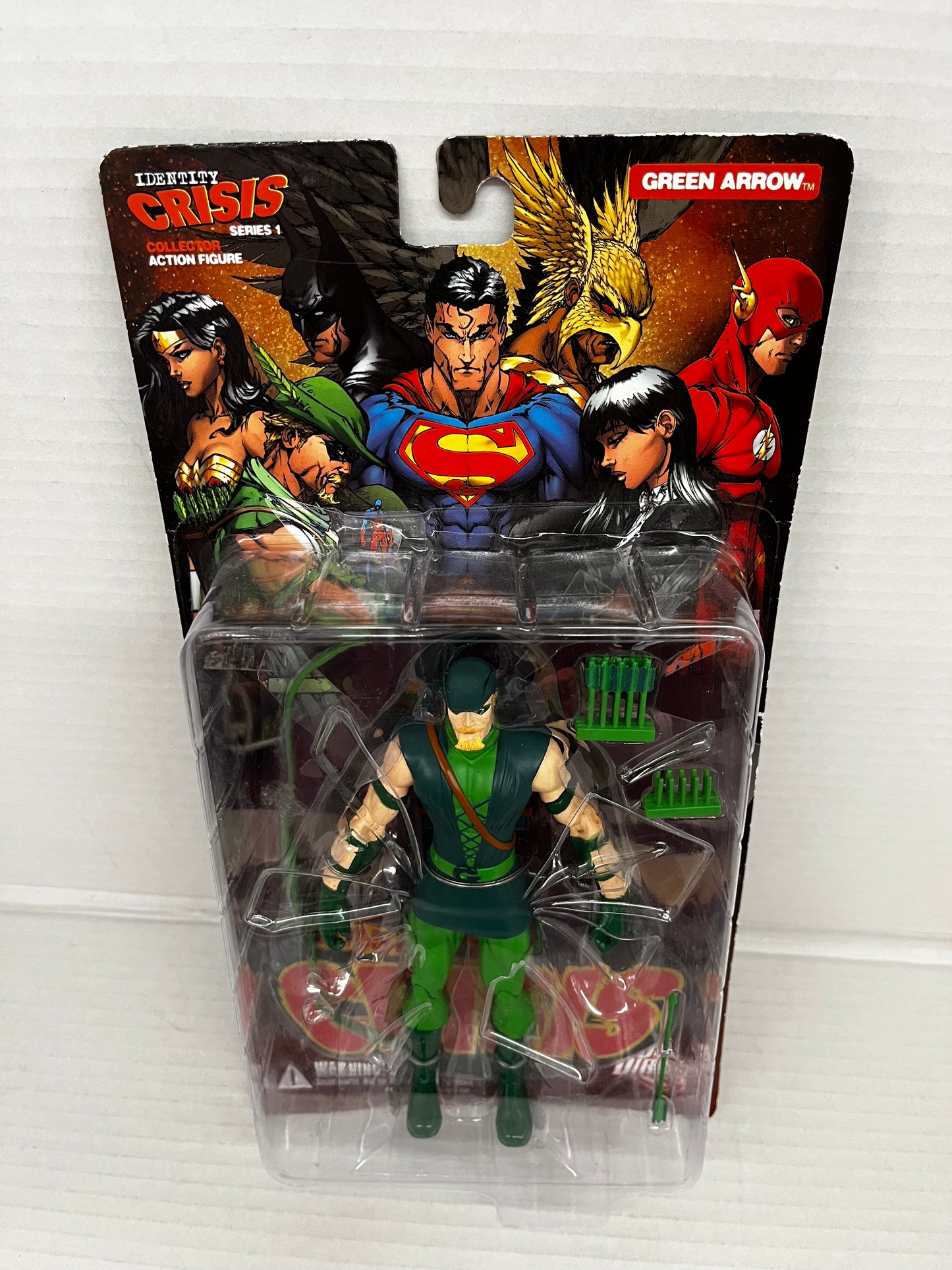 DC Direct Green Arrow Action Figure Identity Crisis Series 1