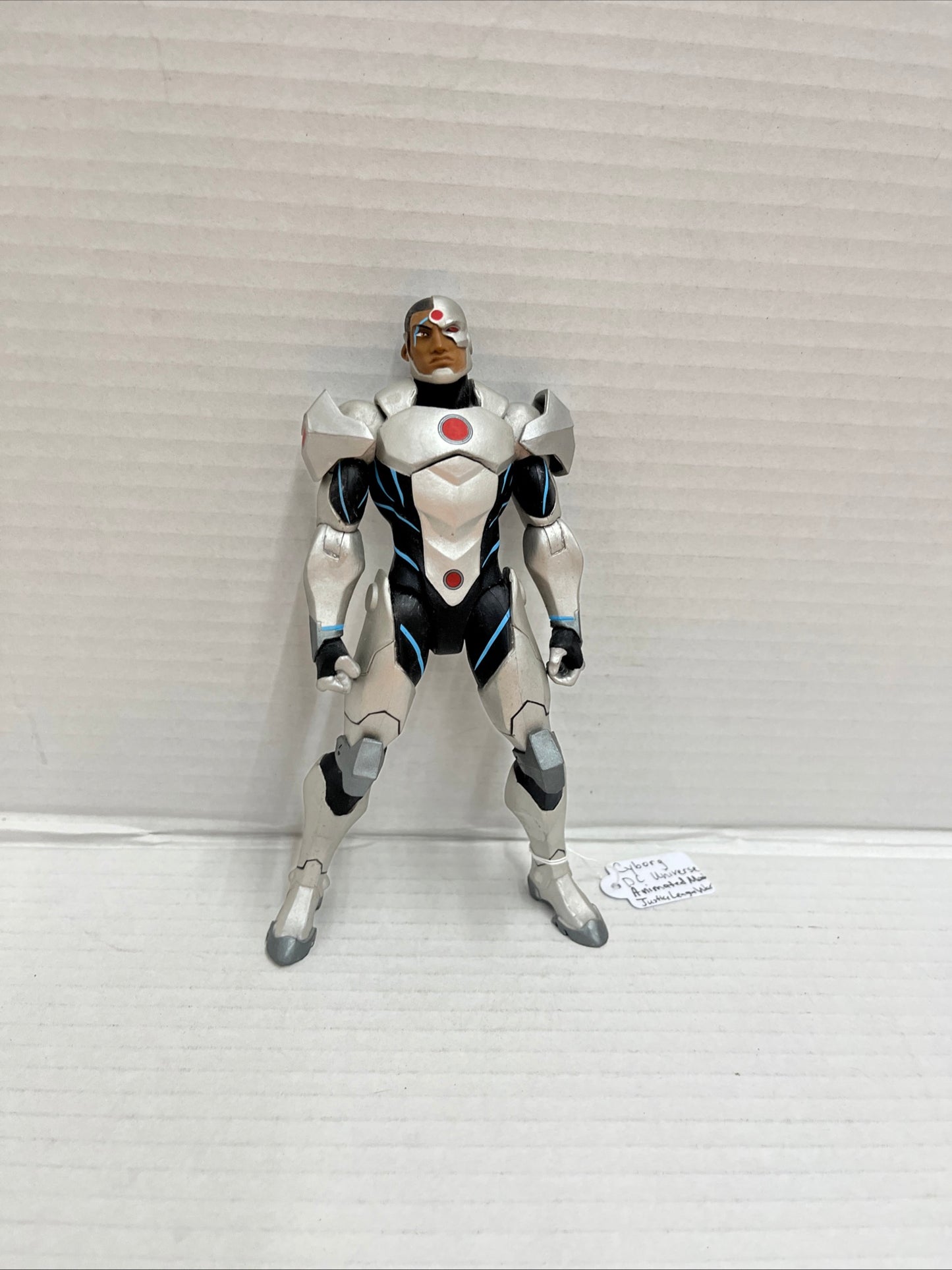 DC Collectibles Justice League WarAnimated Movie #6 CYBORG Figure Loose Complete