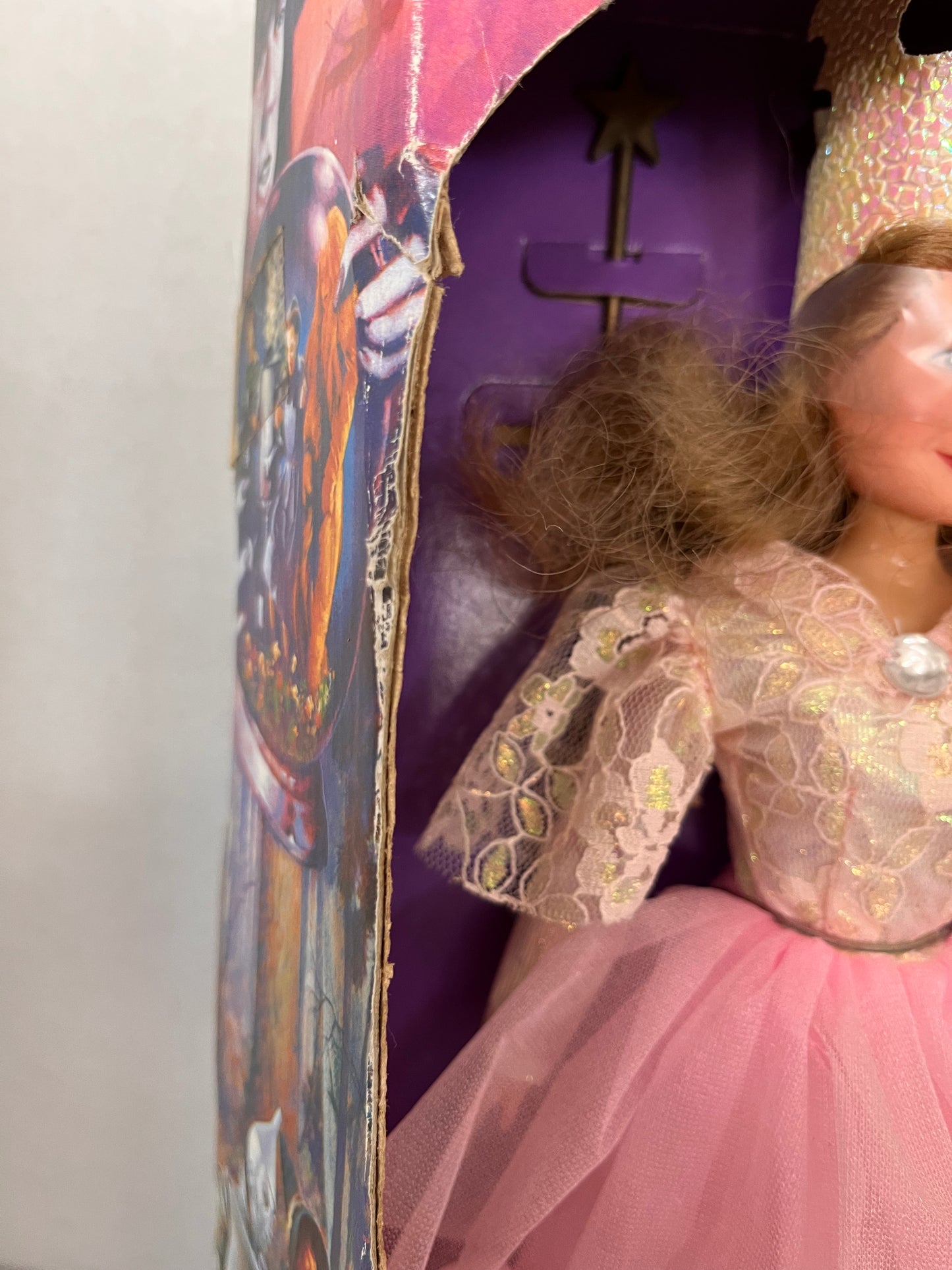 Vintage THE WIZARD OF OZ 1994 GLINDA 12" Toy DOLL STYLE # 8859 IN BOX Read
