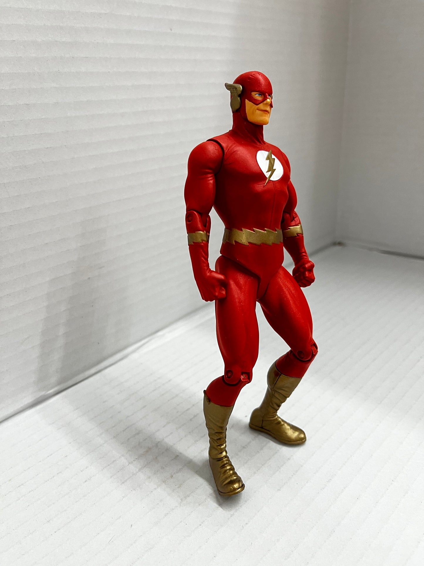 DC Direct Justice League The Flash Action Figure 2005 Series 1 Alex Ross 7 Inch